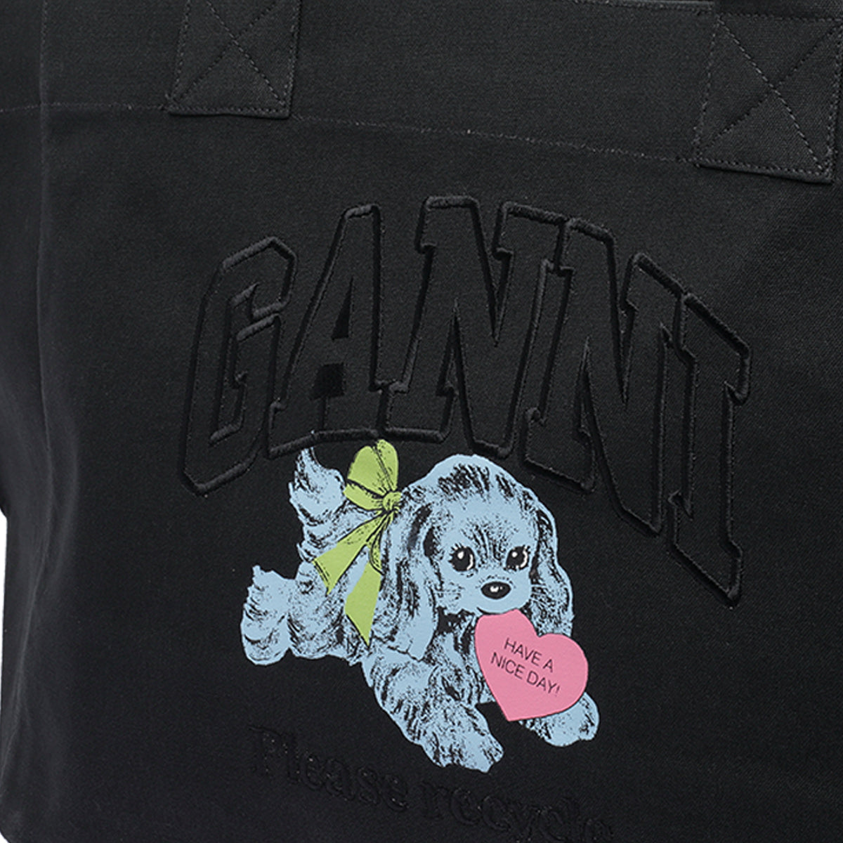 Ganni Bags Black Cotton
