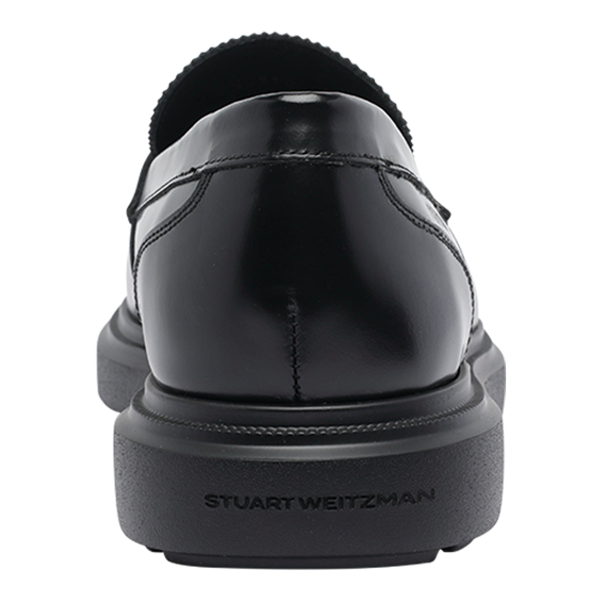 Stuart Weitzman Flat Shoes Black Calf Leather/rubber Sole