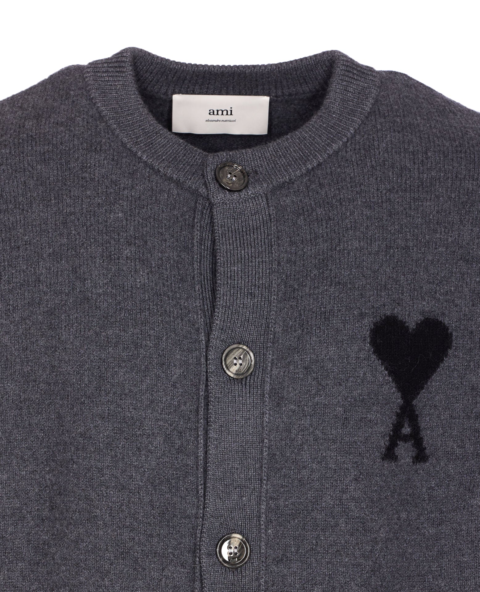 Ami Alexandre Matiussi Sweaters Grey Vigin Wool