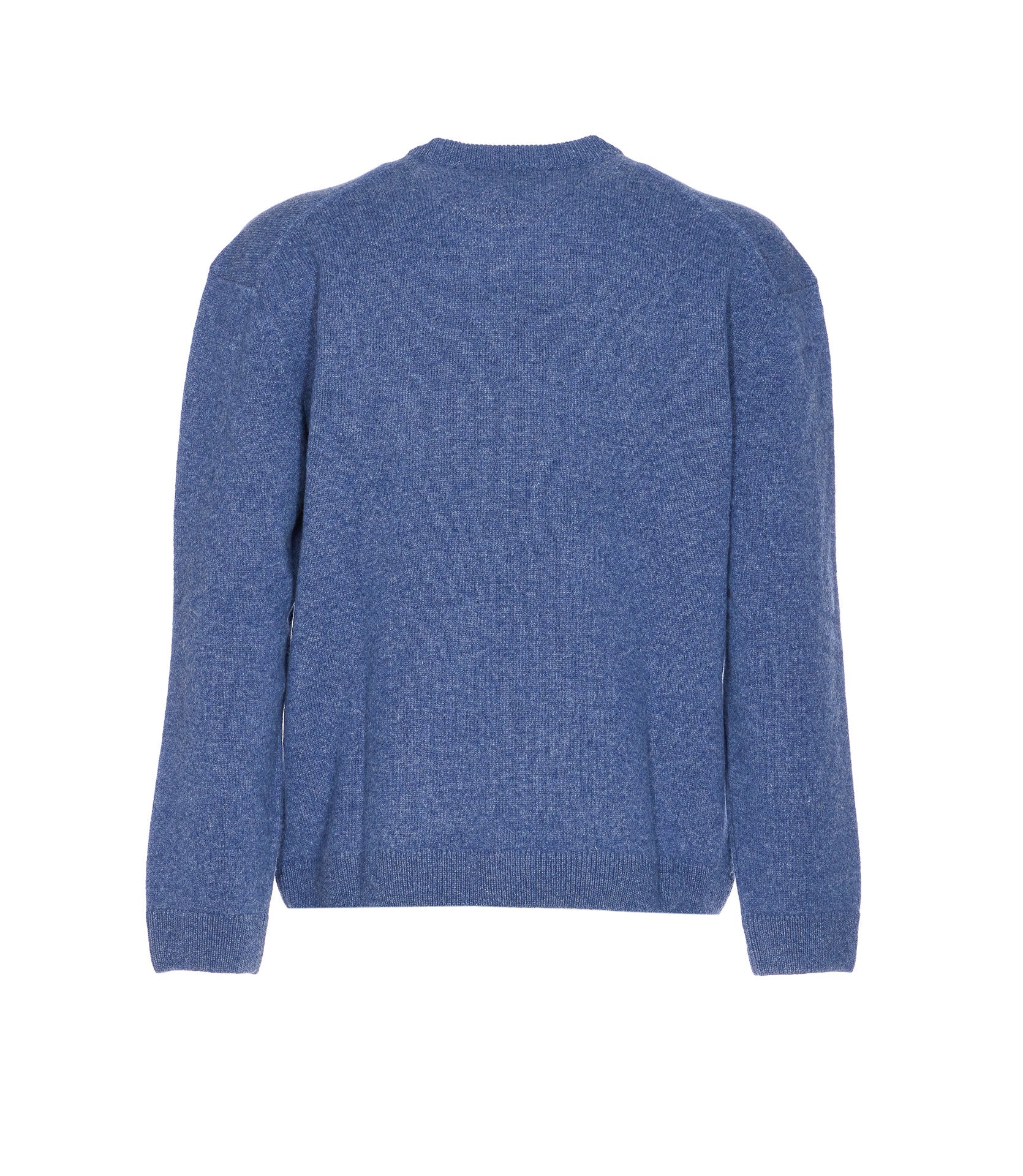 Maison Kitsune Sweaters Blue Wool