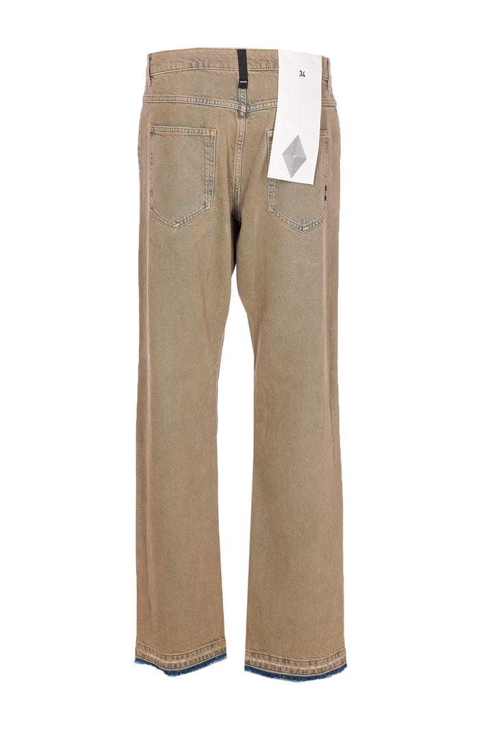 Amish Jeans Brown Cotton