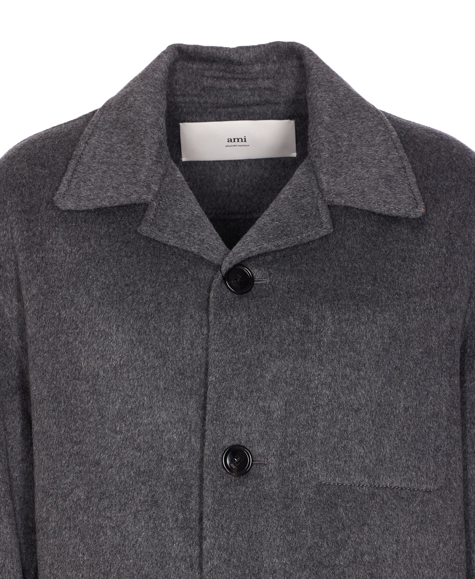 Ami Alexandre Matiussi Coats Grey Wool