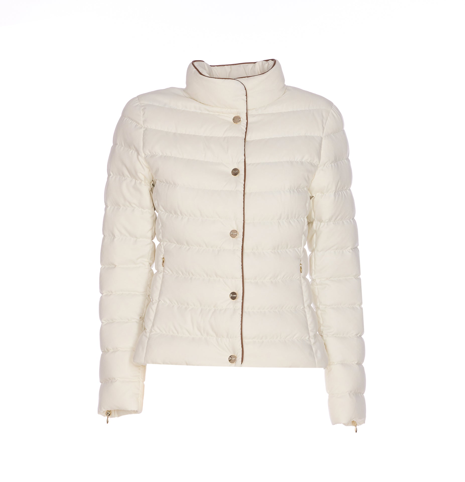 Herno Coats White Polyester