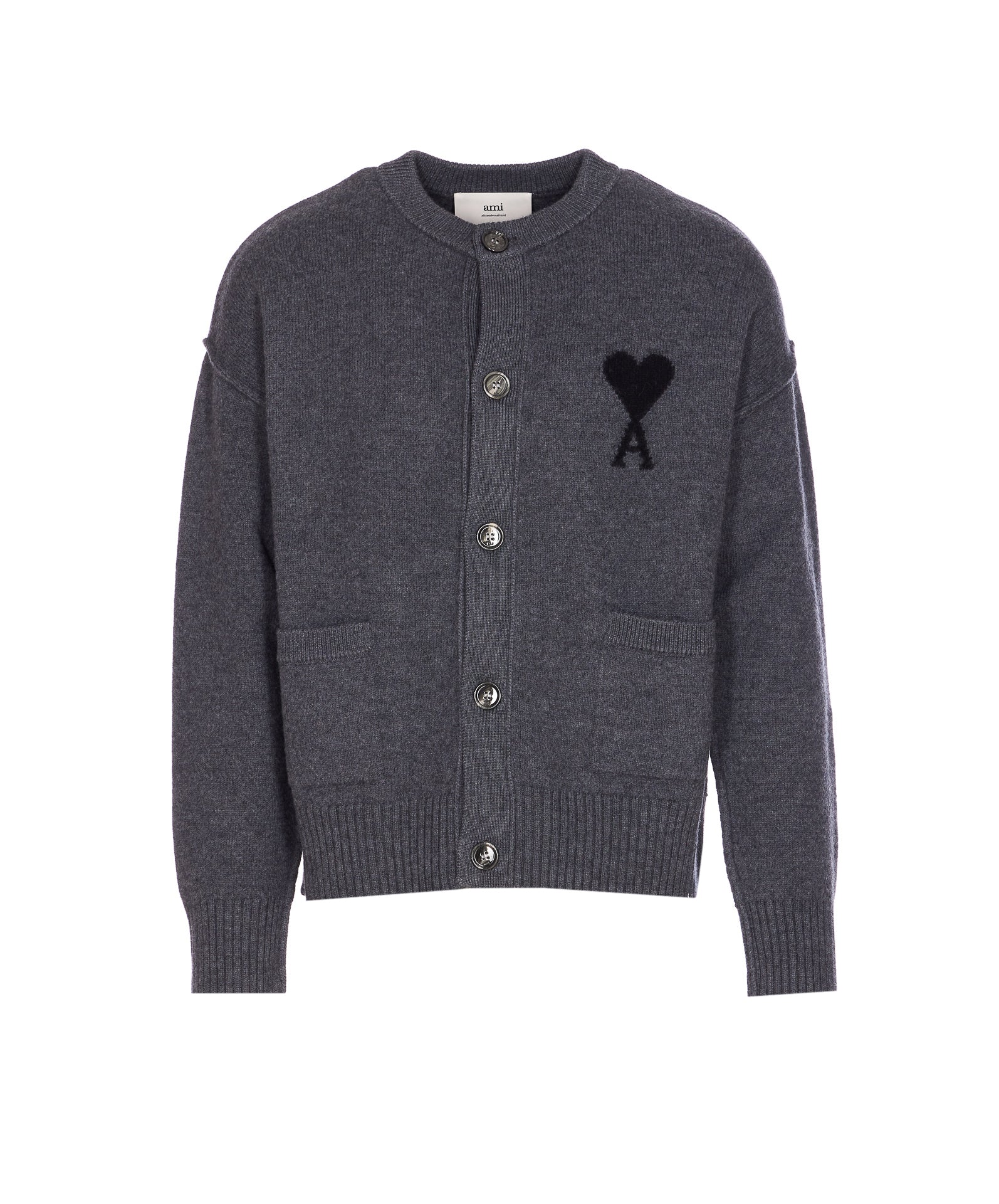 Ami Alexandre Matiussi Sweaters Grey Vigin Wool