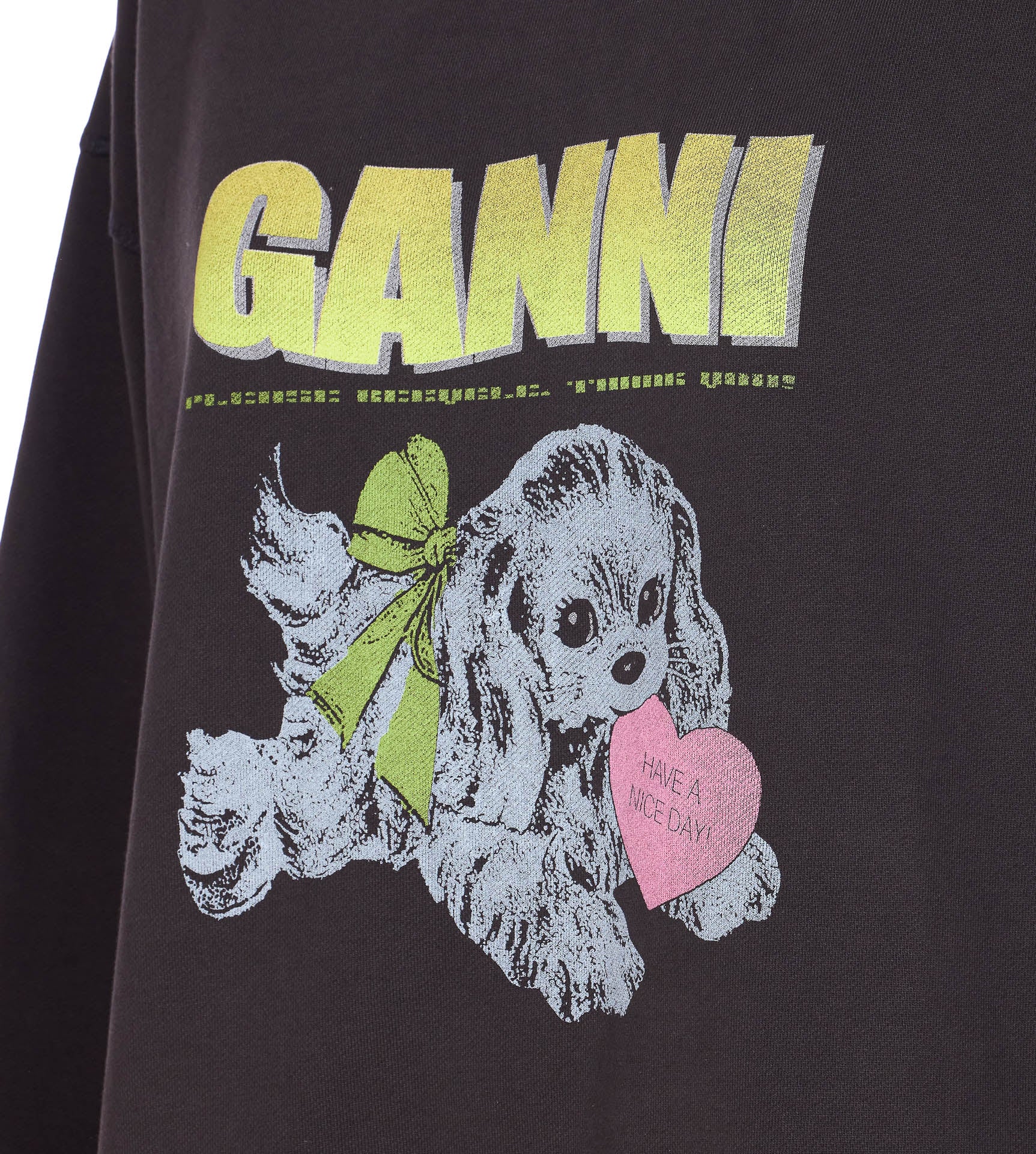 Ganni Sweaters Grey Organic Cotton