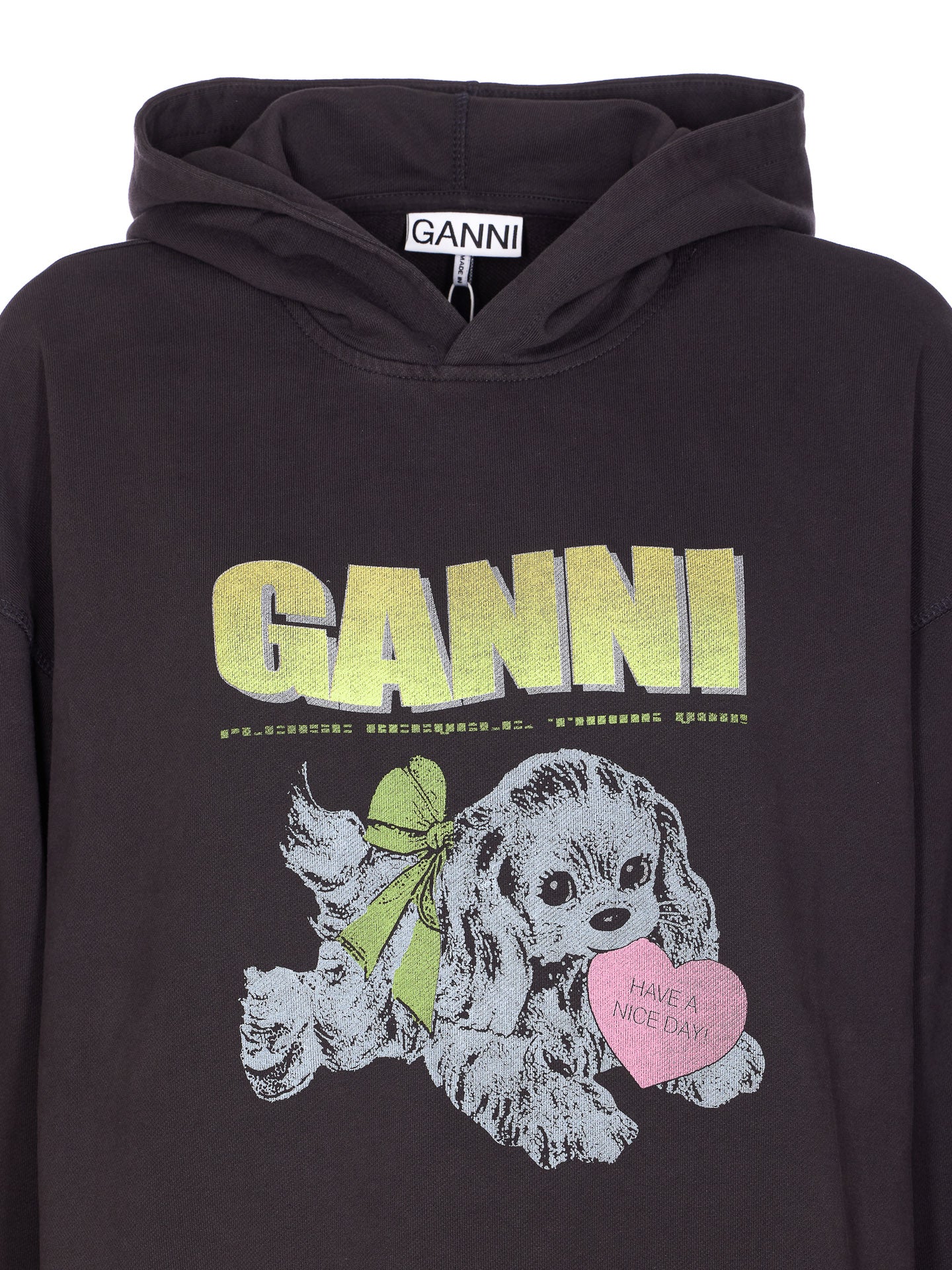 Ganni Sweaters Grey Organic Cotton