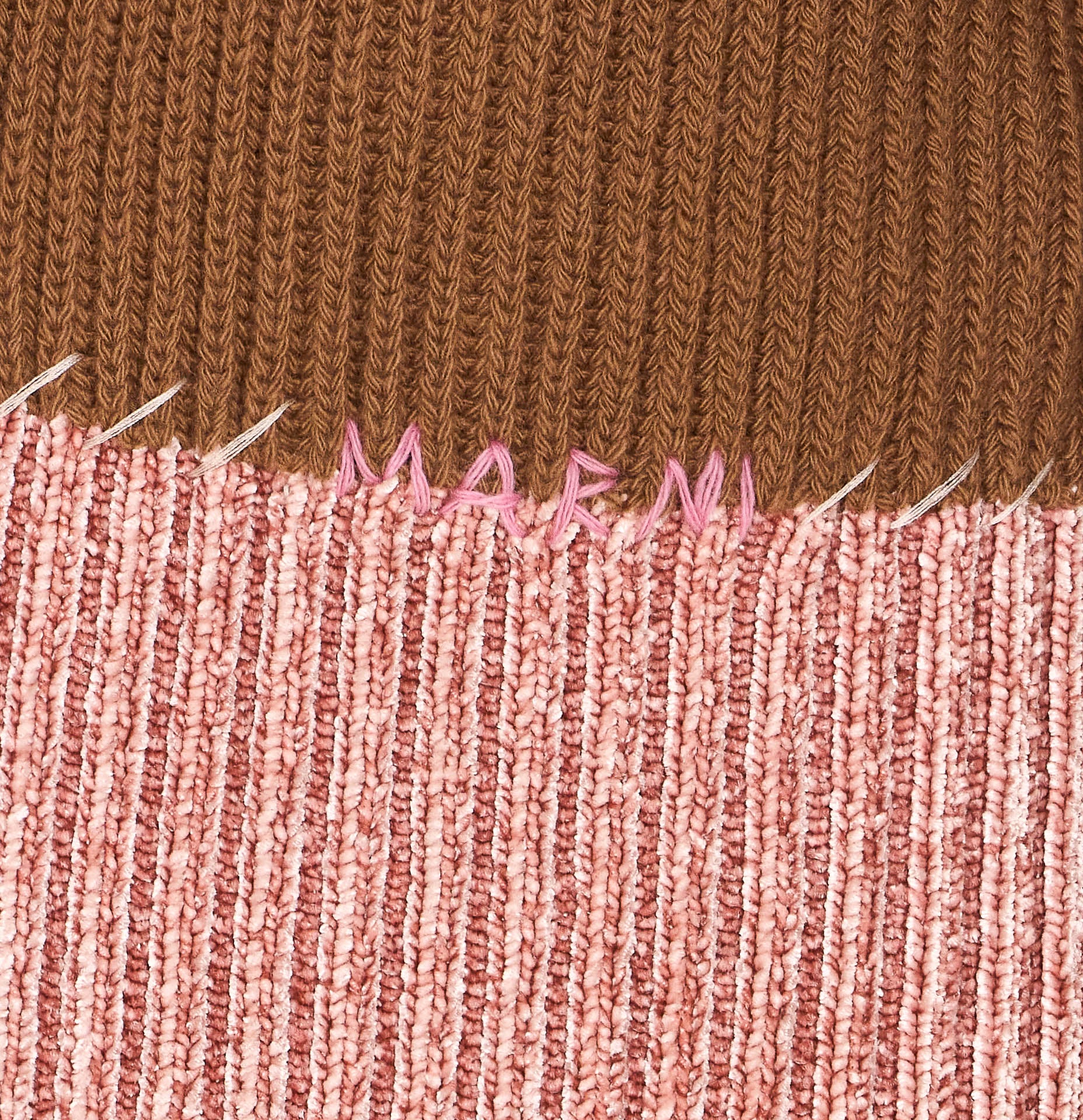 Marni Sweaters Brown Virgin Wool