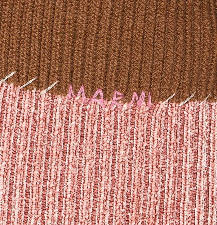 Marni Sweaters Brown Virgin Wool