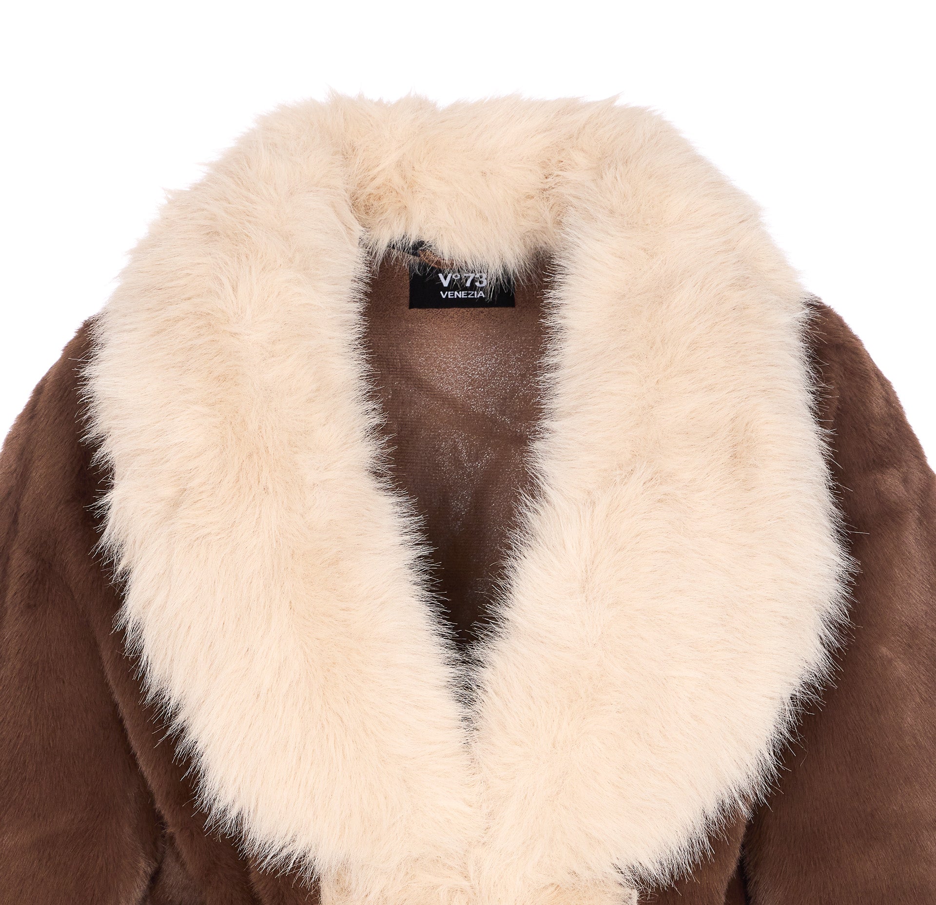 V°73 Jackets Brown Polyester