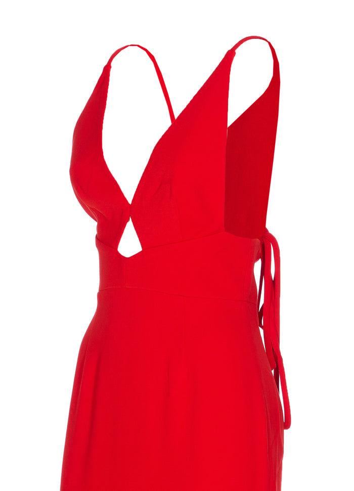 Solace London Dresses Red Polyester