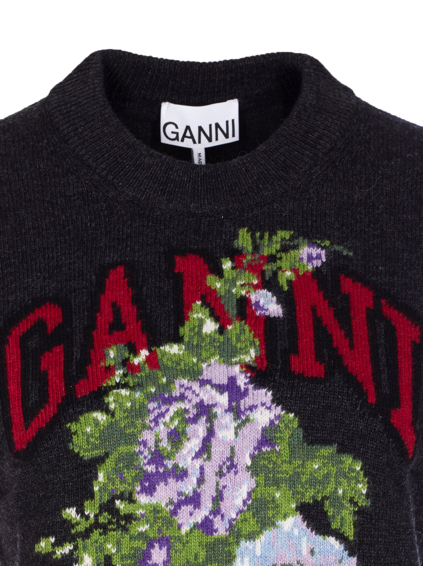 Ganni Jackets Grey Wool