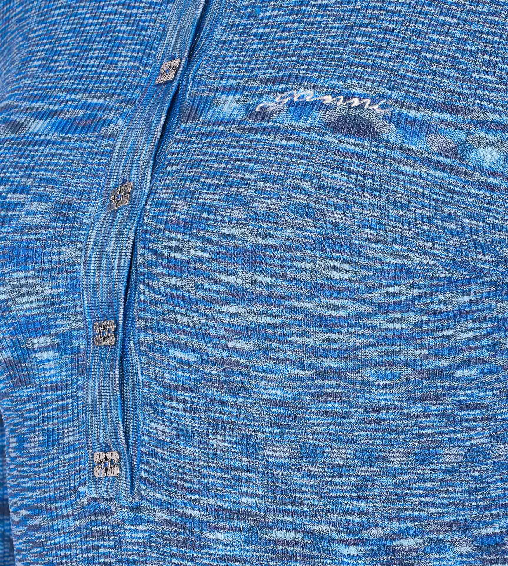 Ganni T-Shirts And Polos Blue Viscose