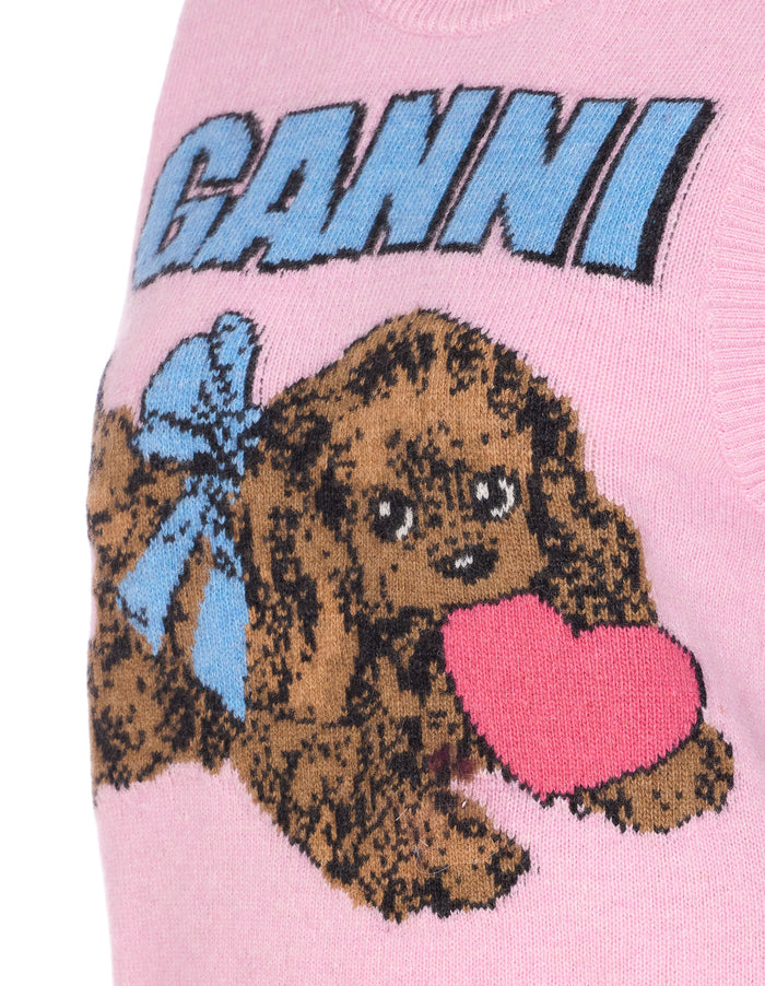 Ganni Jackets Pink Wool