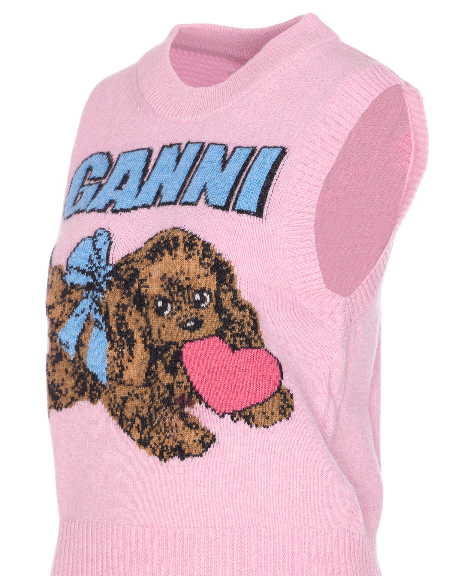Ganni Jackets Pink Wool