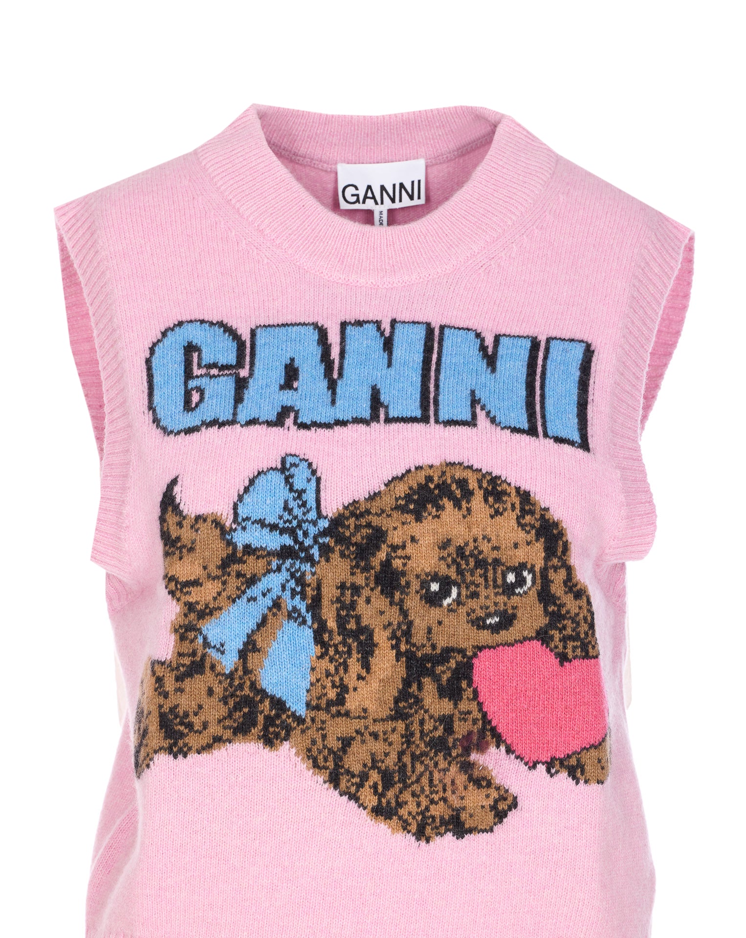 Ganni Jackets Pink Wool