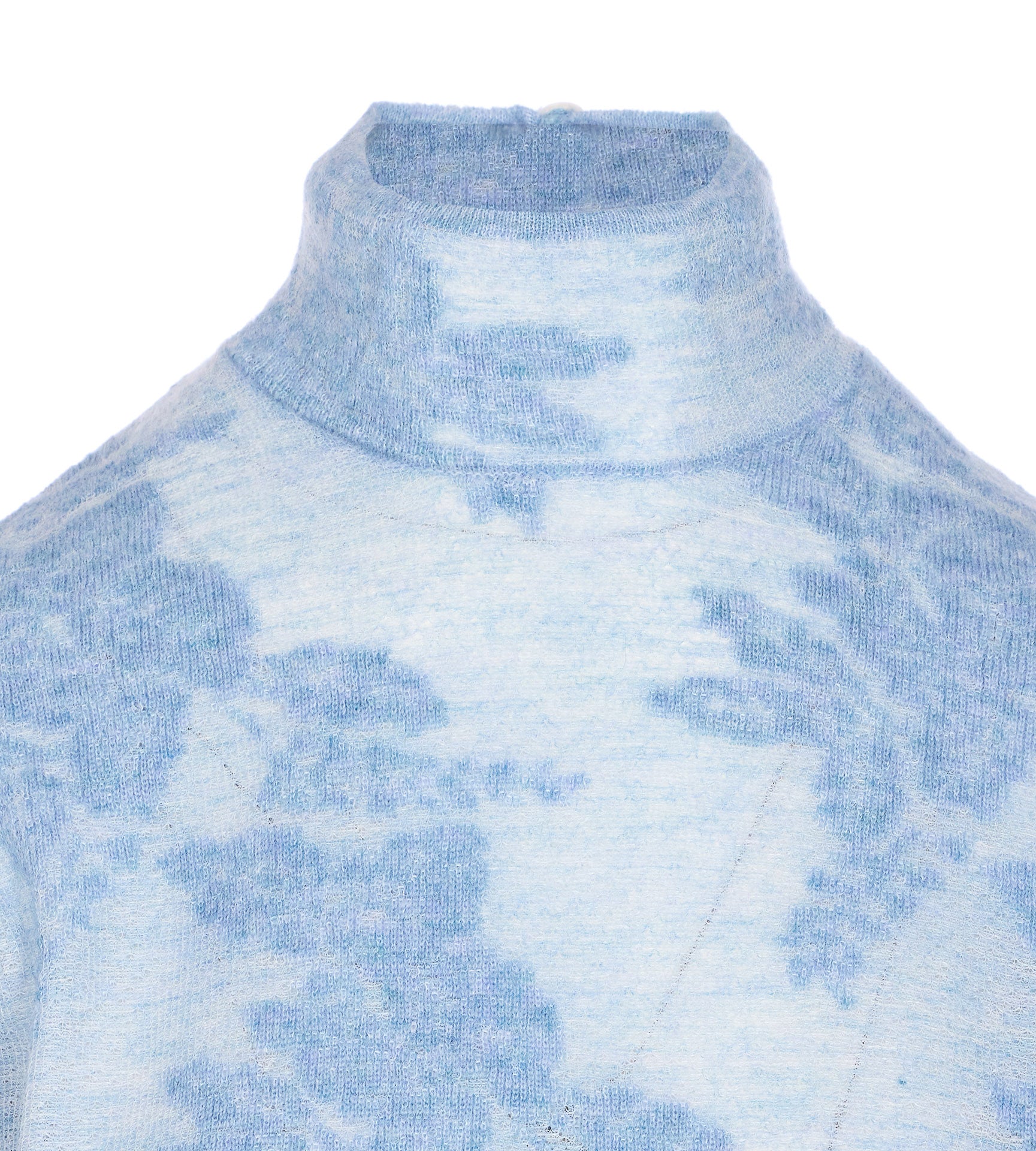 Ganni Sweaters Blue Alpaca Wool