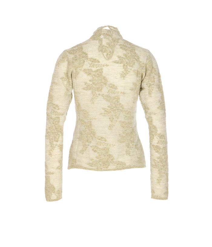 GANNI Sweaters Green Alpaca Wool