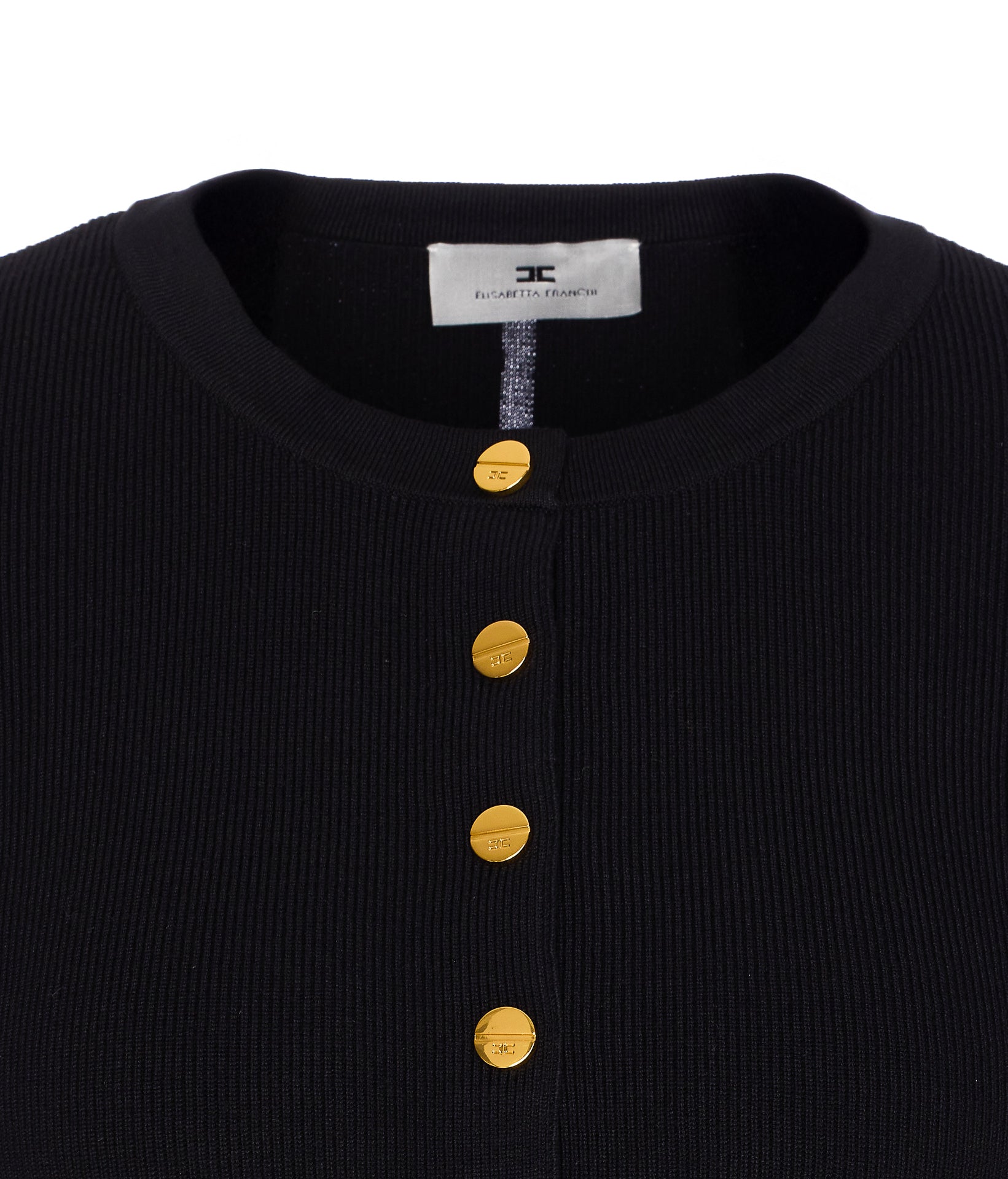 Elisabetta Franchi Sweaters Black Viscose
