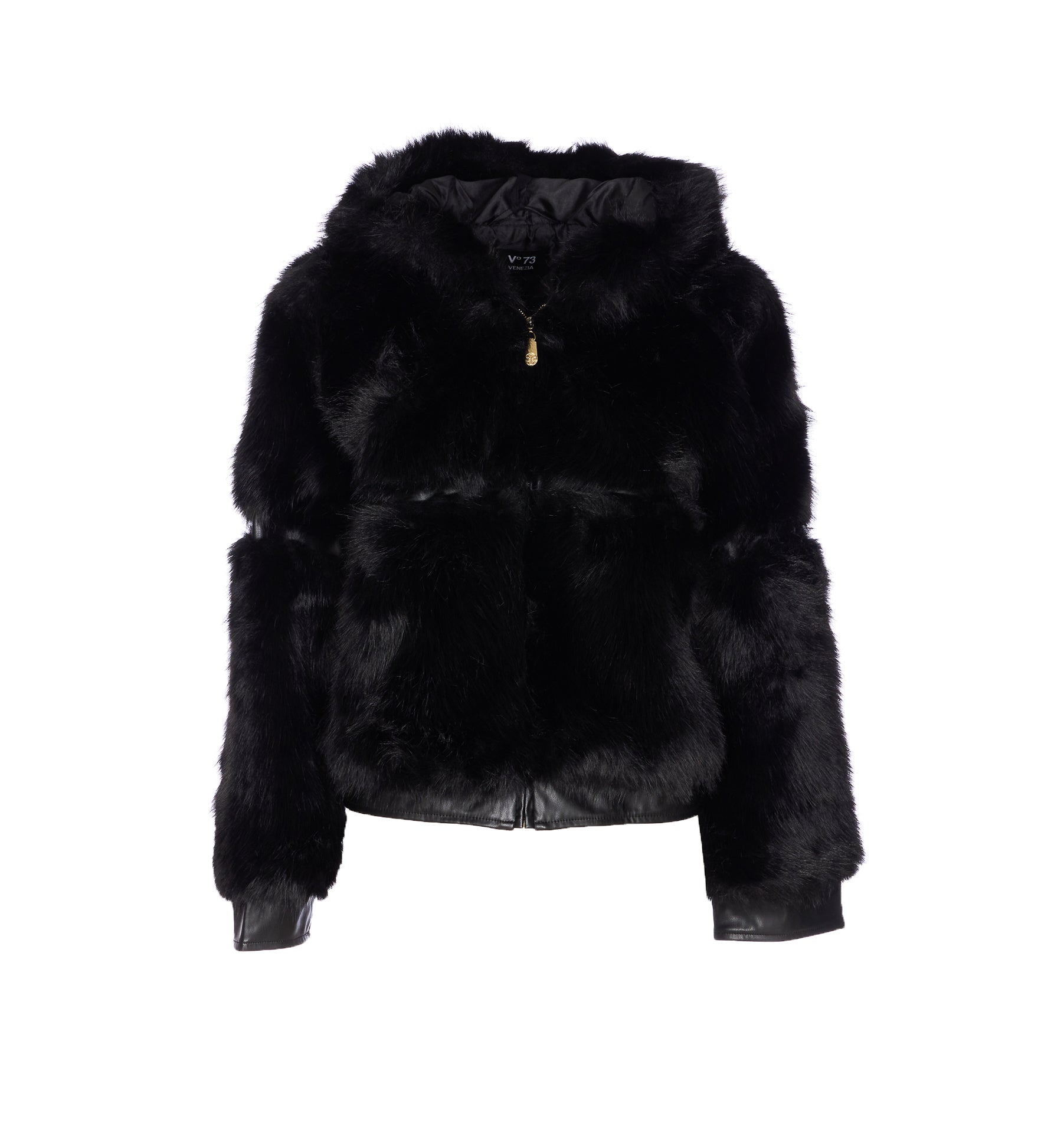 V°73 Jackets Black Polyester
