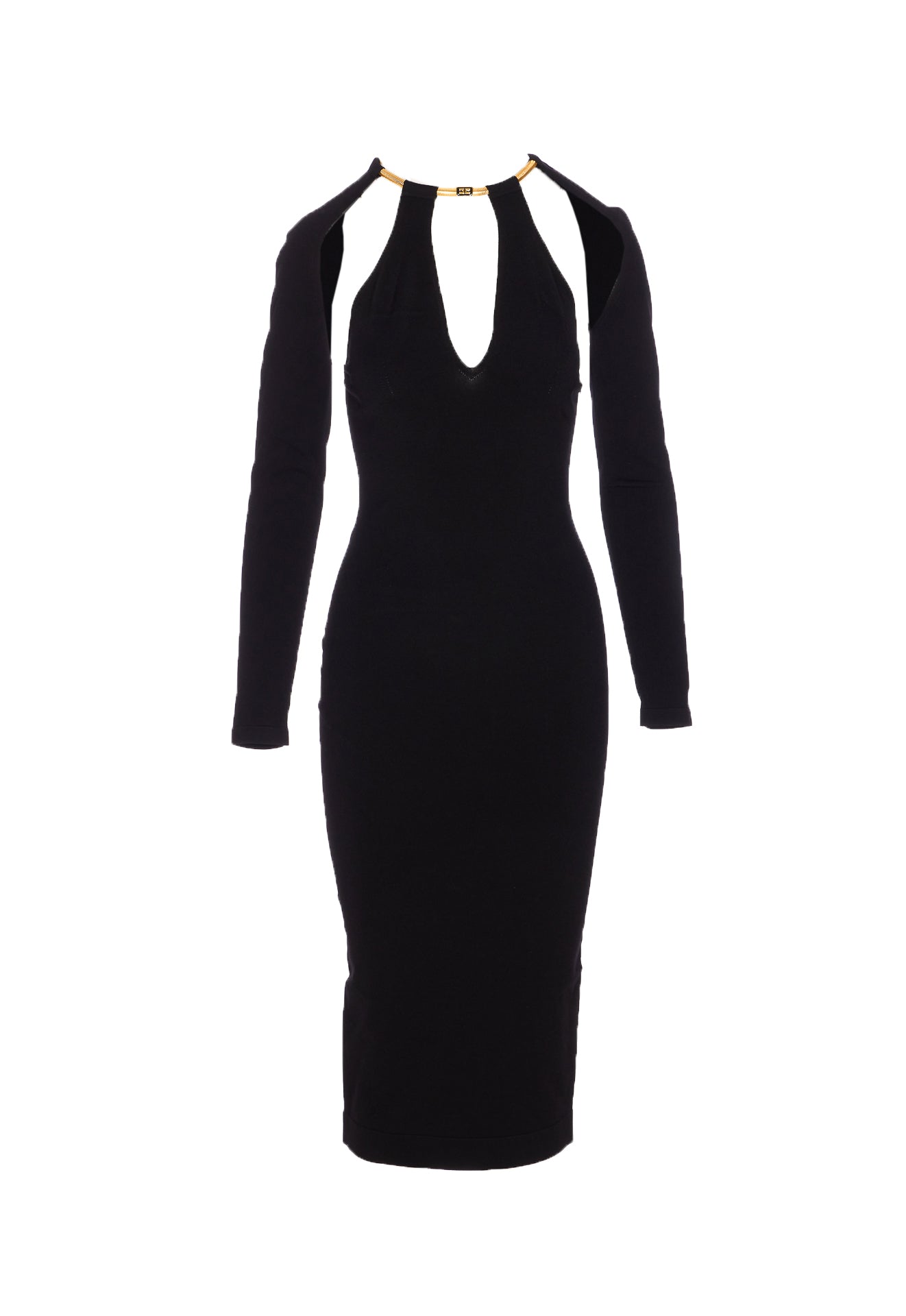 Elisabetta Franchi Dresses Black Viscose