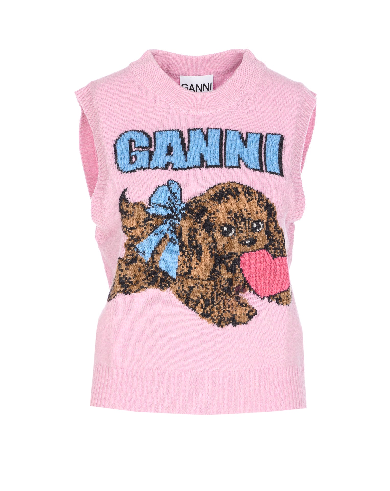 Ganni Jackets Pink Wool