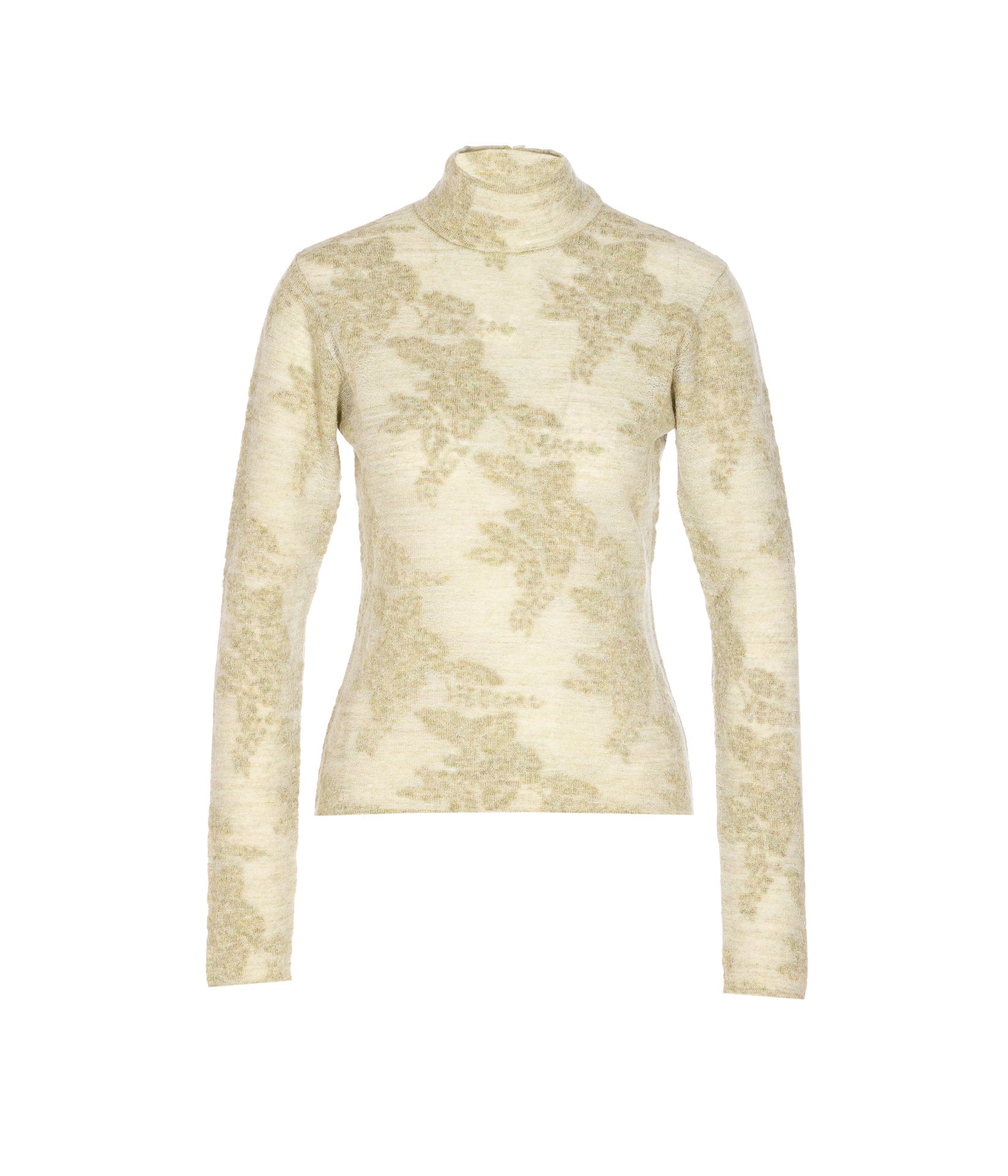 GANNI Sweaters Green Alpaca Wool