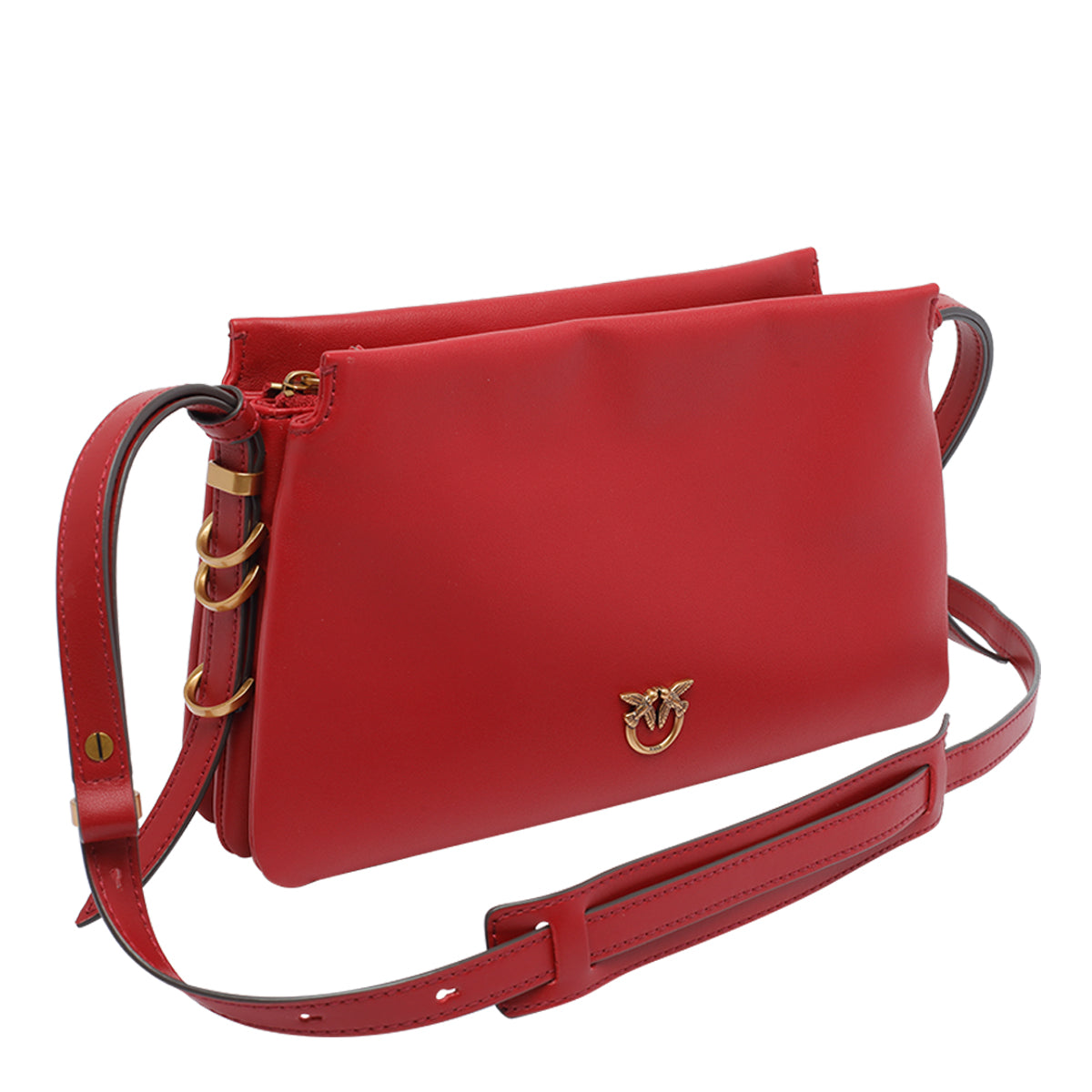 Pinko Bags Red Calf Leather