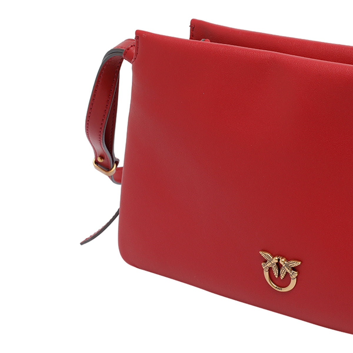 Pinko Bags Red Calf Leather