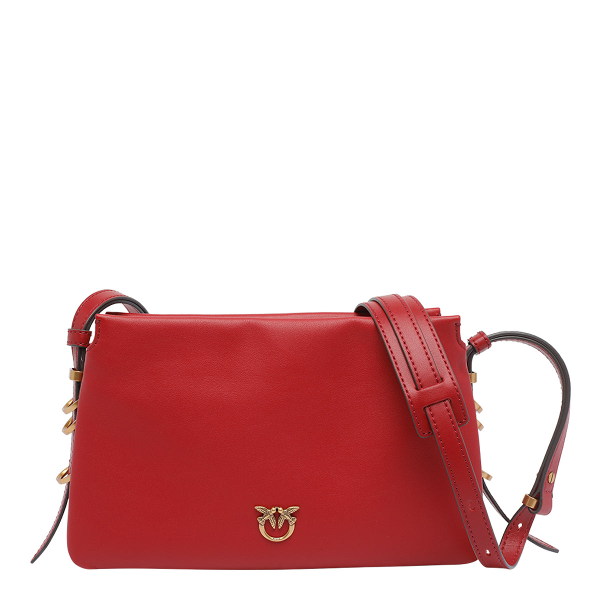 Pinko Bags Red Calf Leather