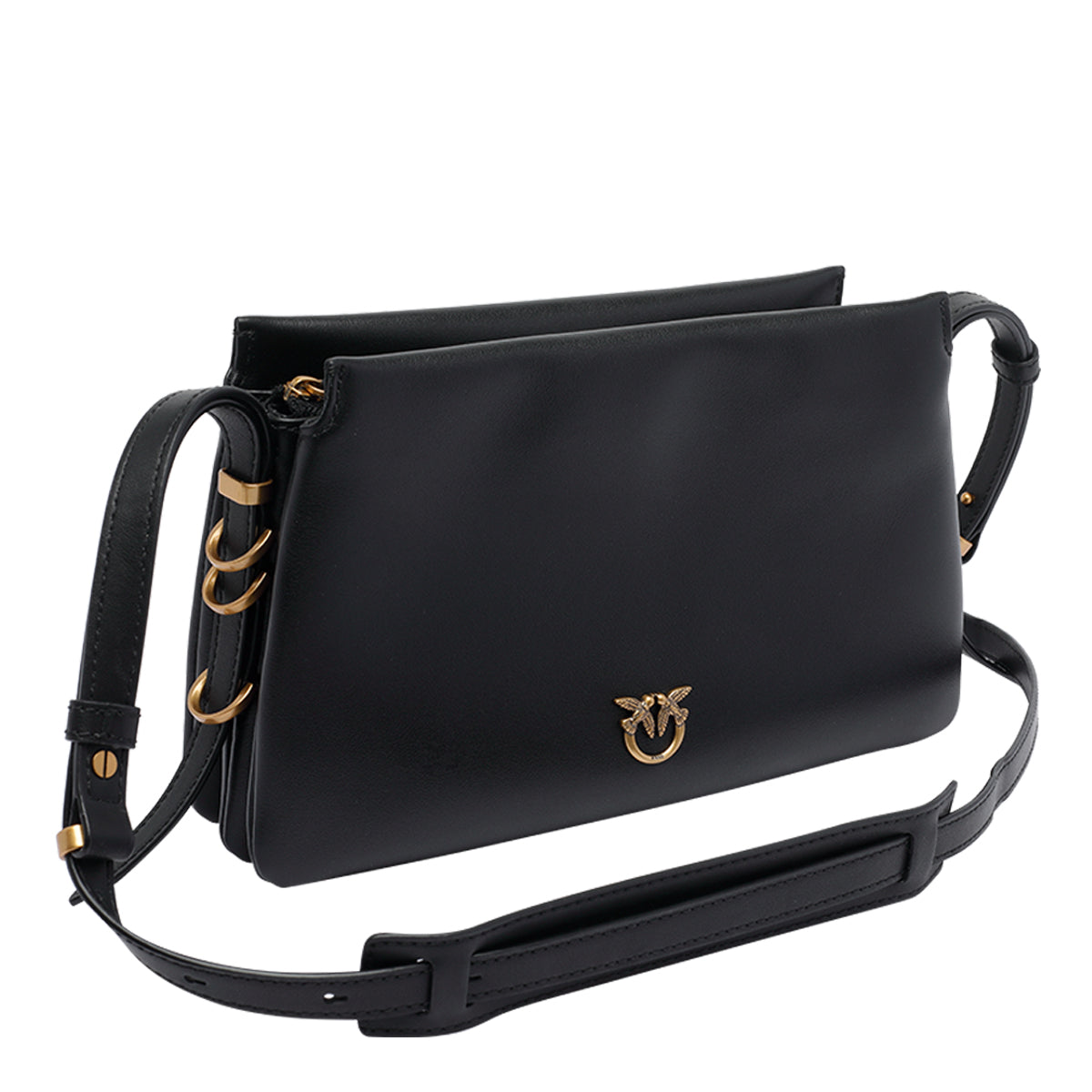 Pinko Bags Black Calf Leather
