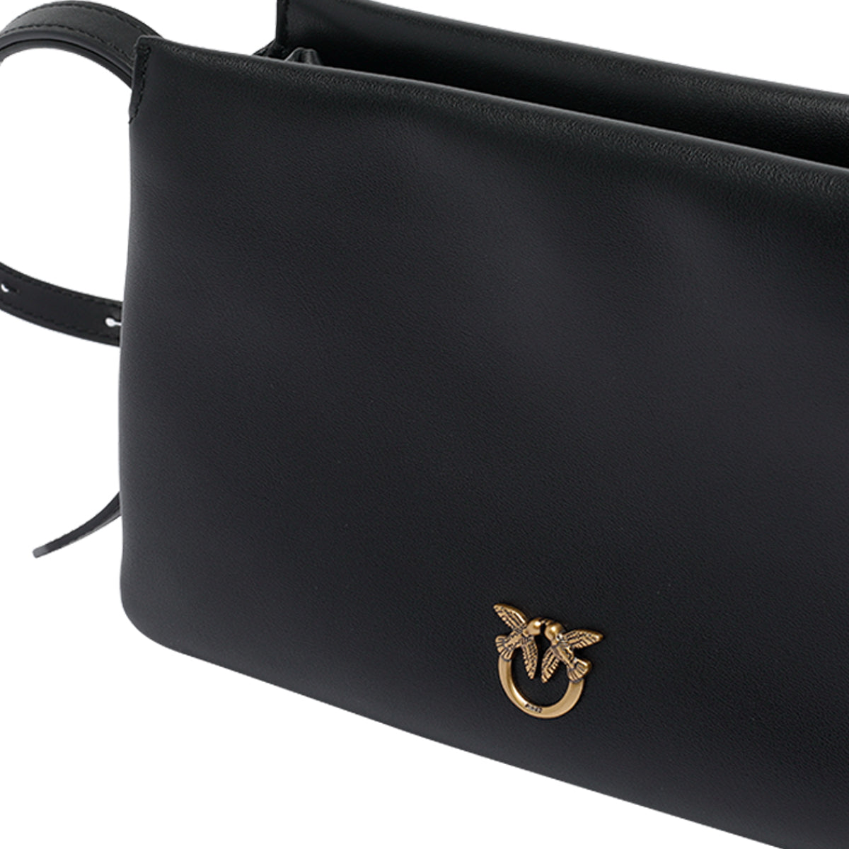 Pinko Bags Black Calf Leather