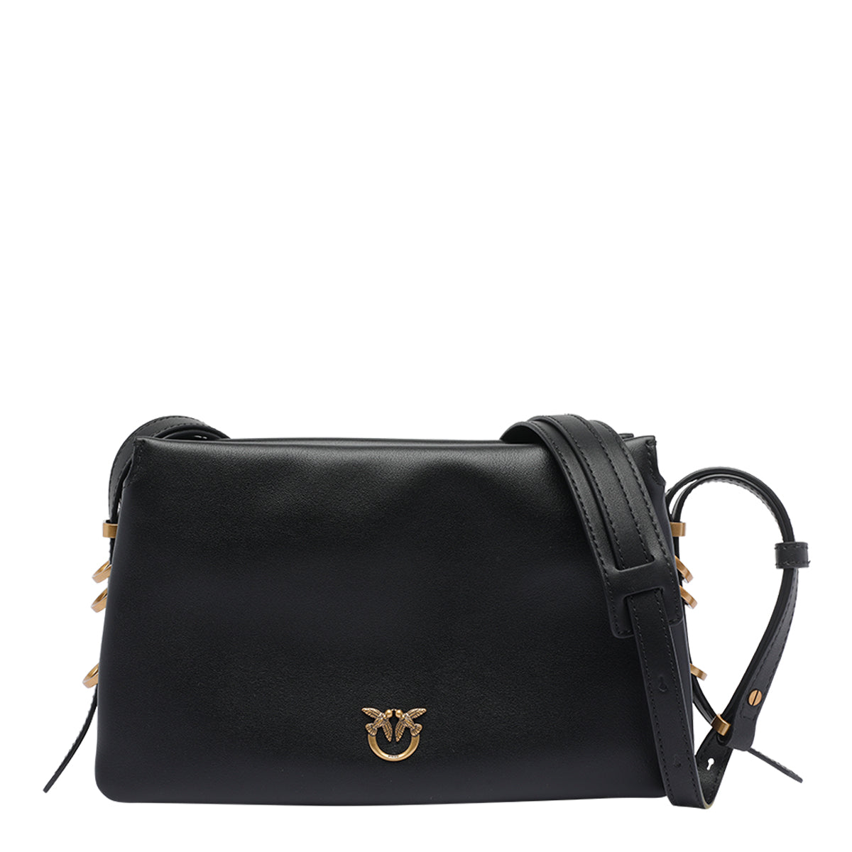 Pinko Bags Black Calf Leather