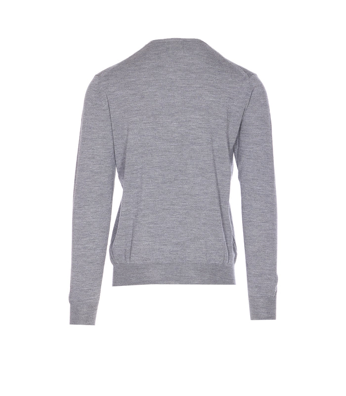 Hosio Sweaters Grey Wool