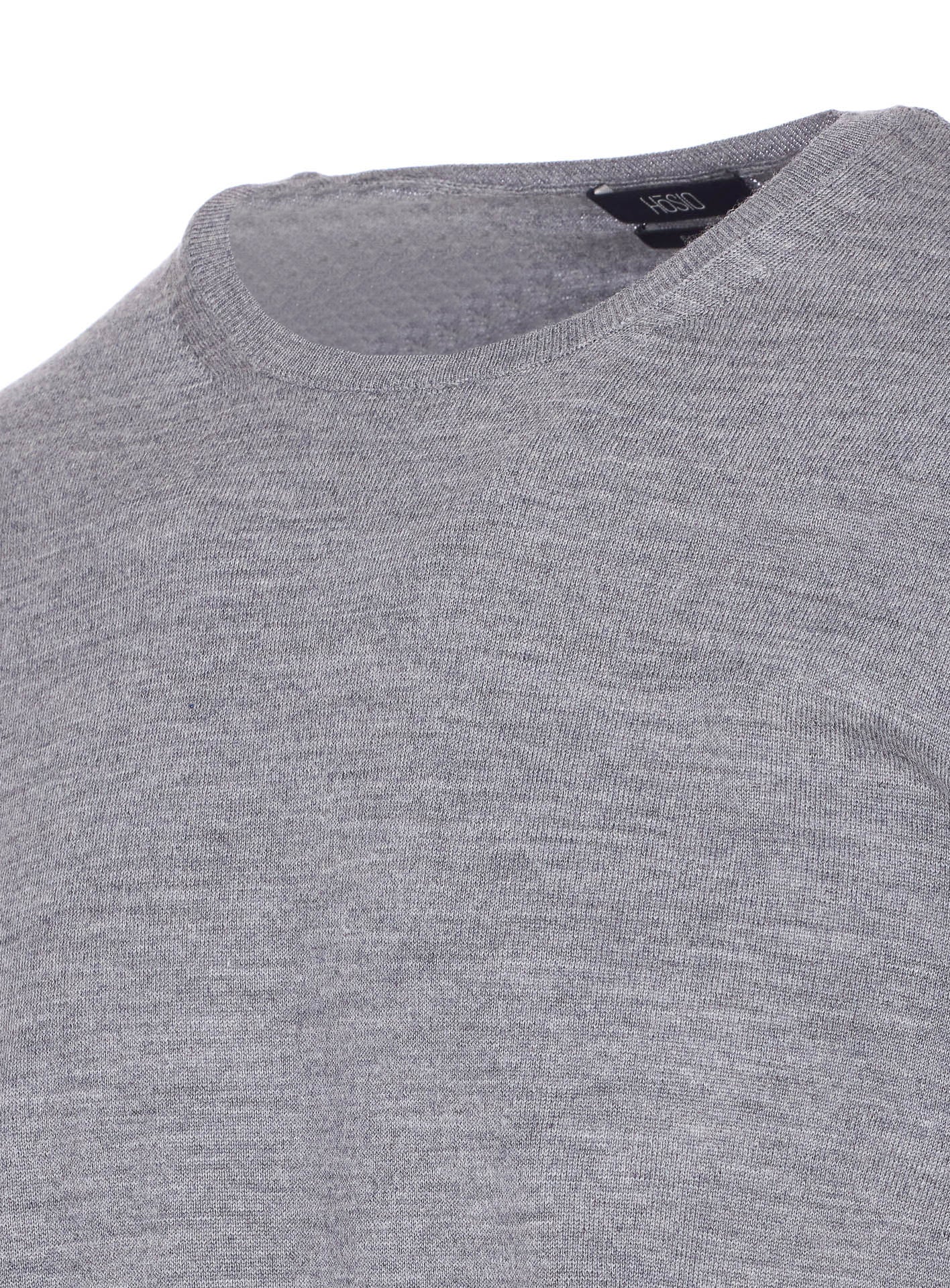 Hosio Sweaters Grey Wool