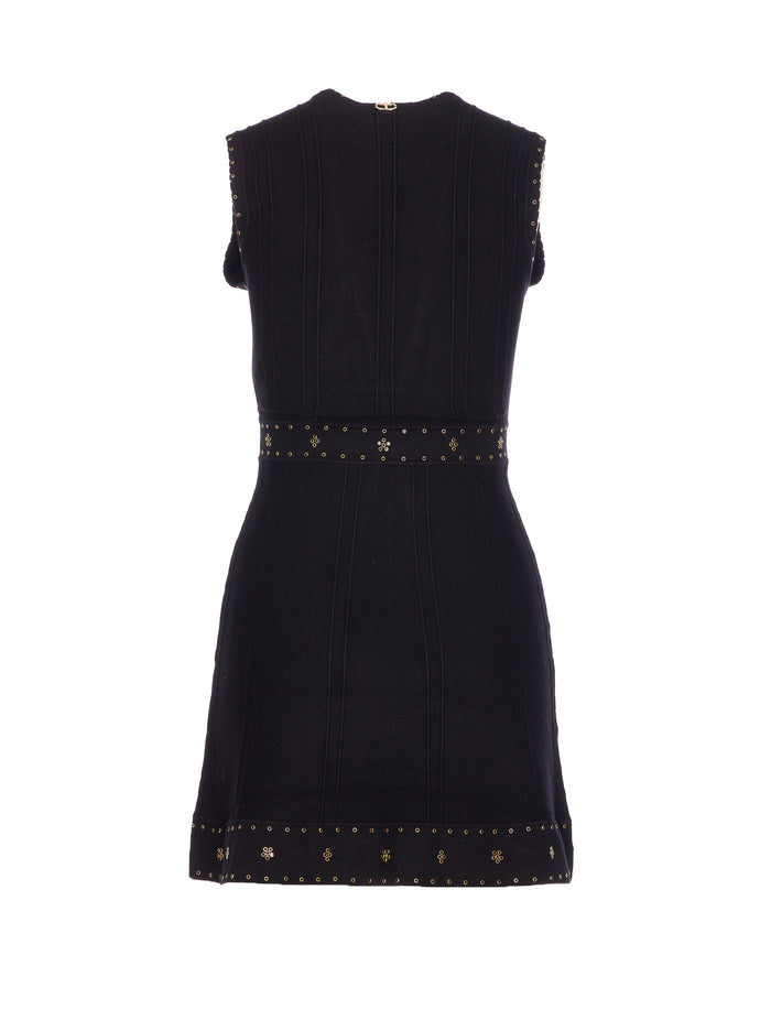Twin-Set Dresses Black Viscose