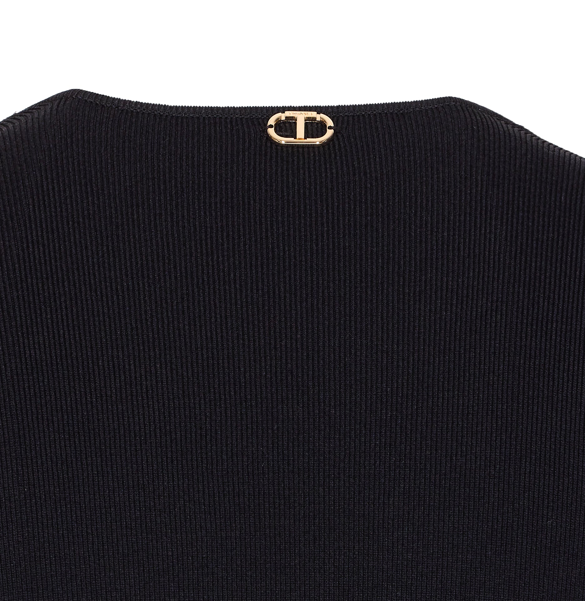 Twin-Set Dresses Black Viscose