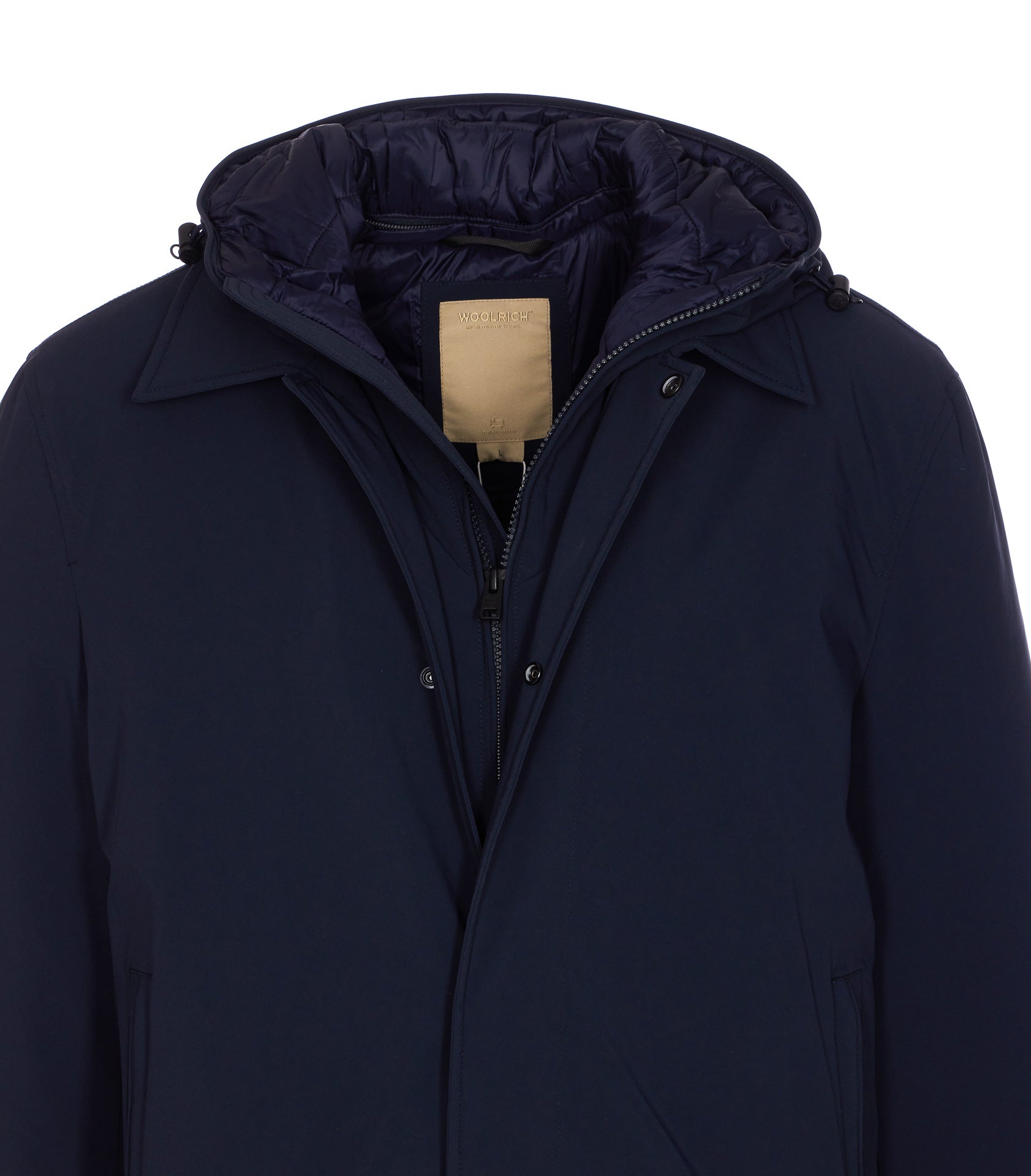Woolrich Coats Blue Polyamide