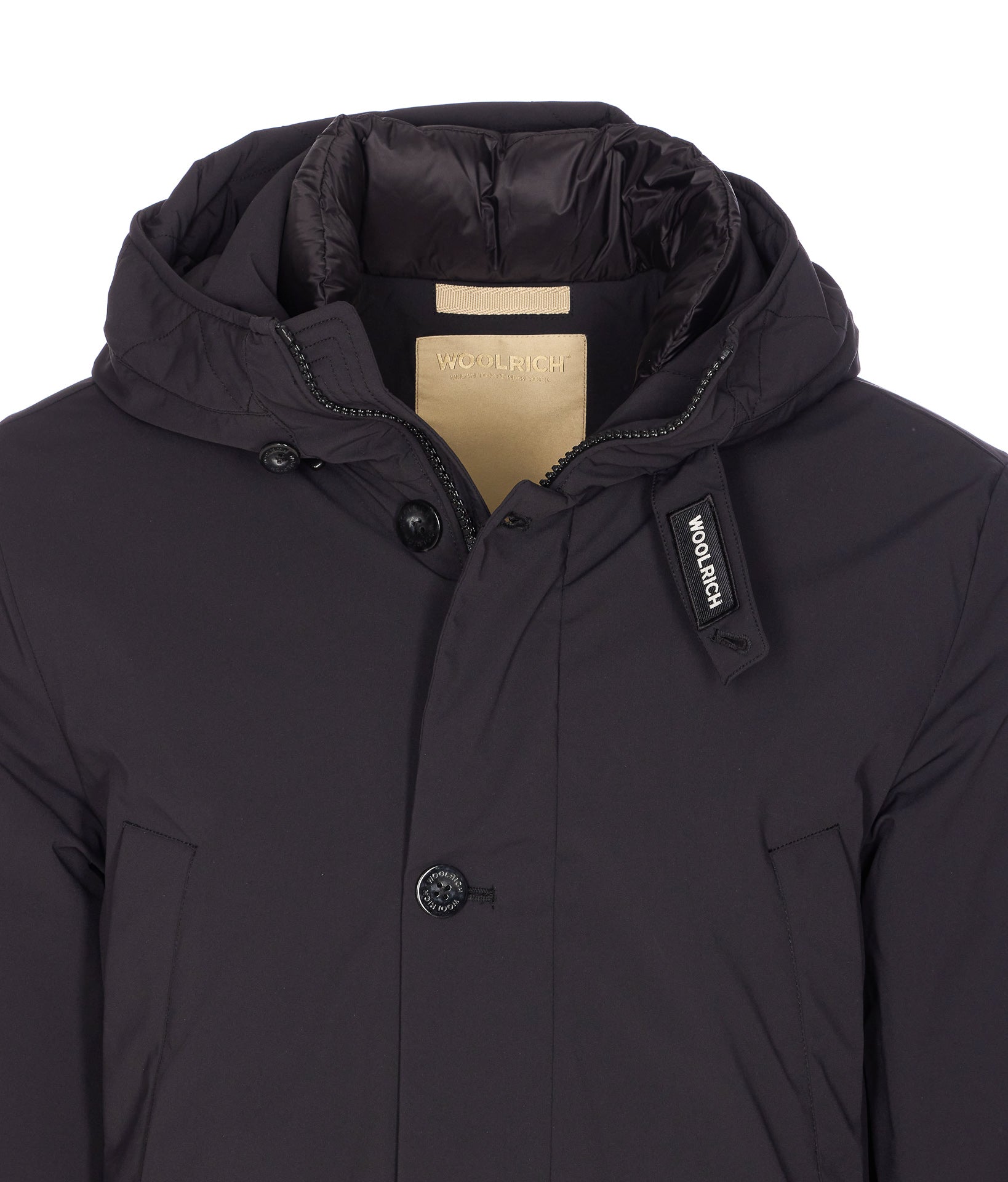 Woolrich Coats Black Polyamide