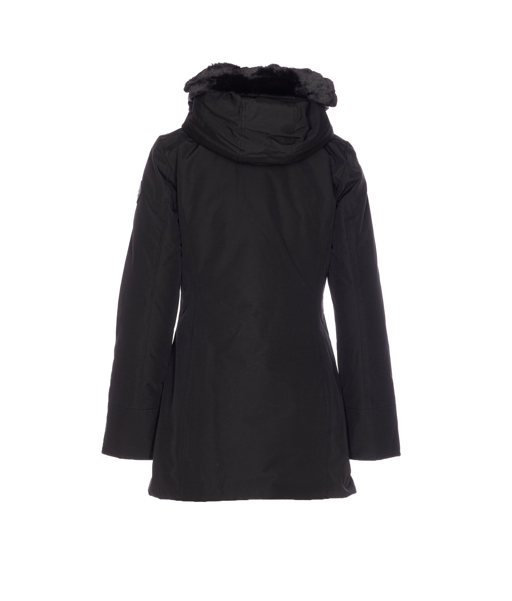 Woolrich Coats Black Cotton