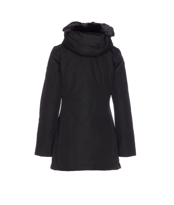 Woolrich Coats Black Cotton