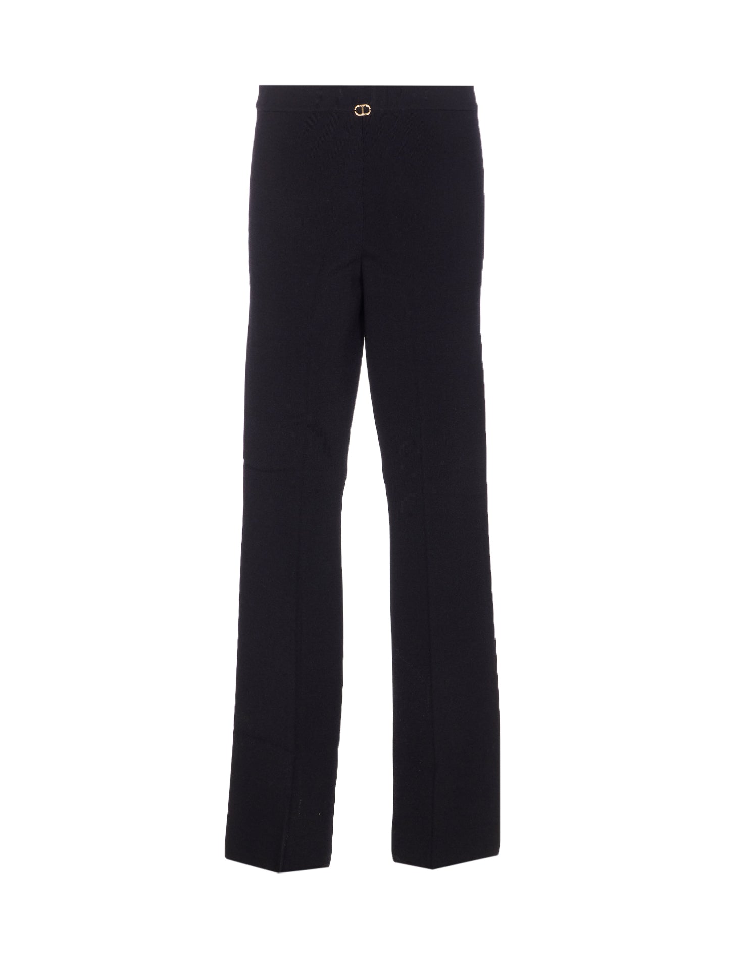 Twin-set Trousers Black Viscose