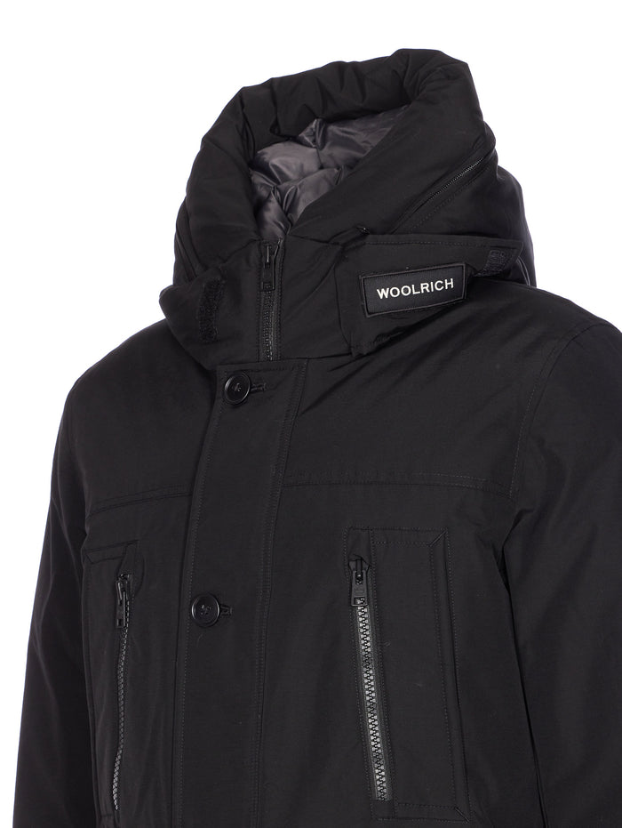 Woolrich Coats Black Cotton