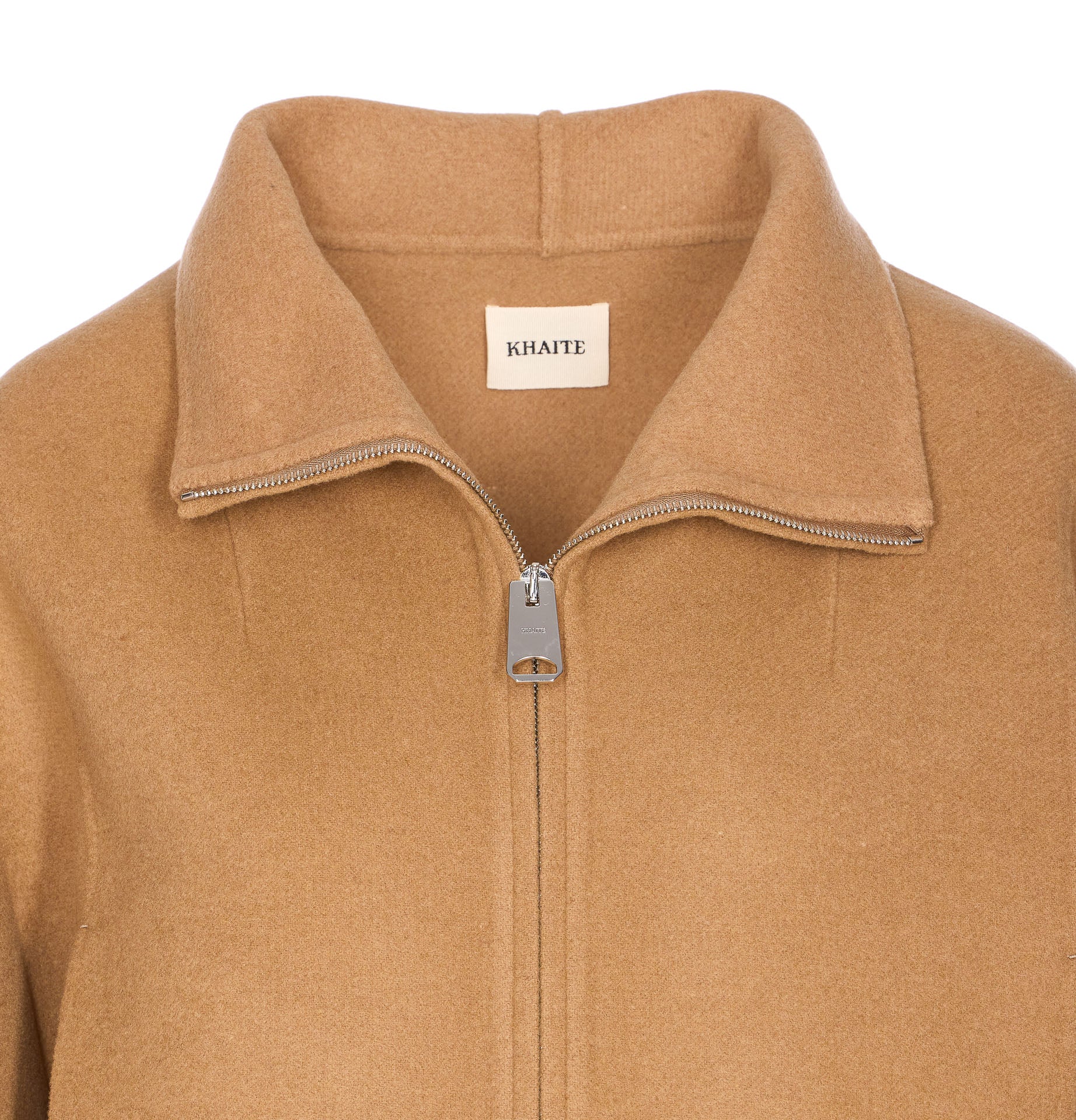 Khaite Jackets Brown Wool