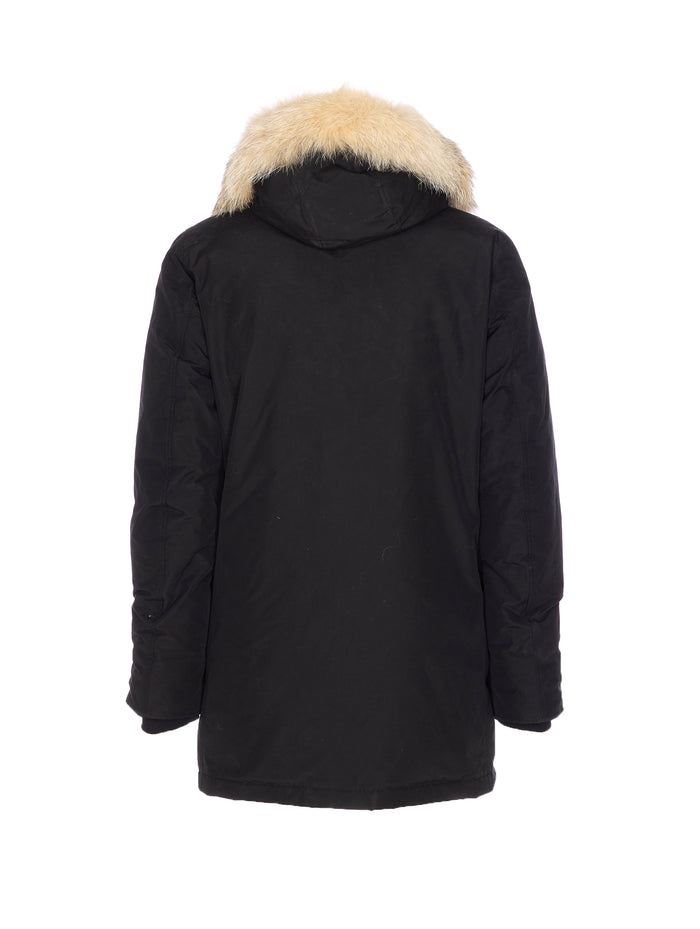 Woolrich Coats Black Cotton