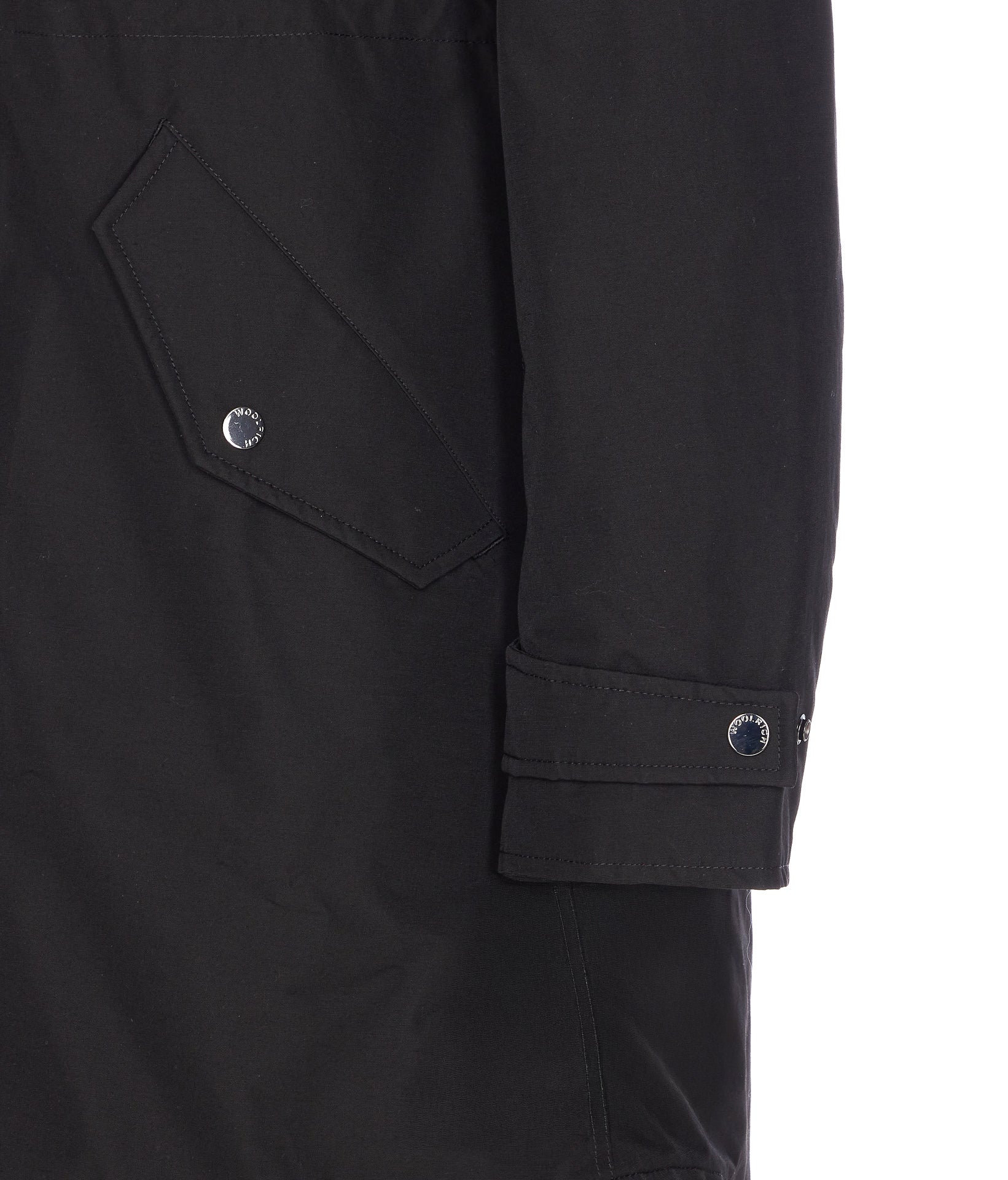 Woolrich Coats Black Polyamide