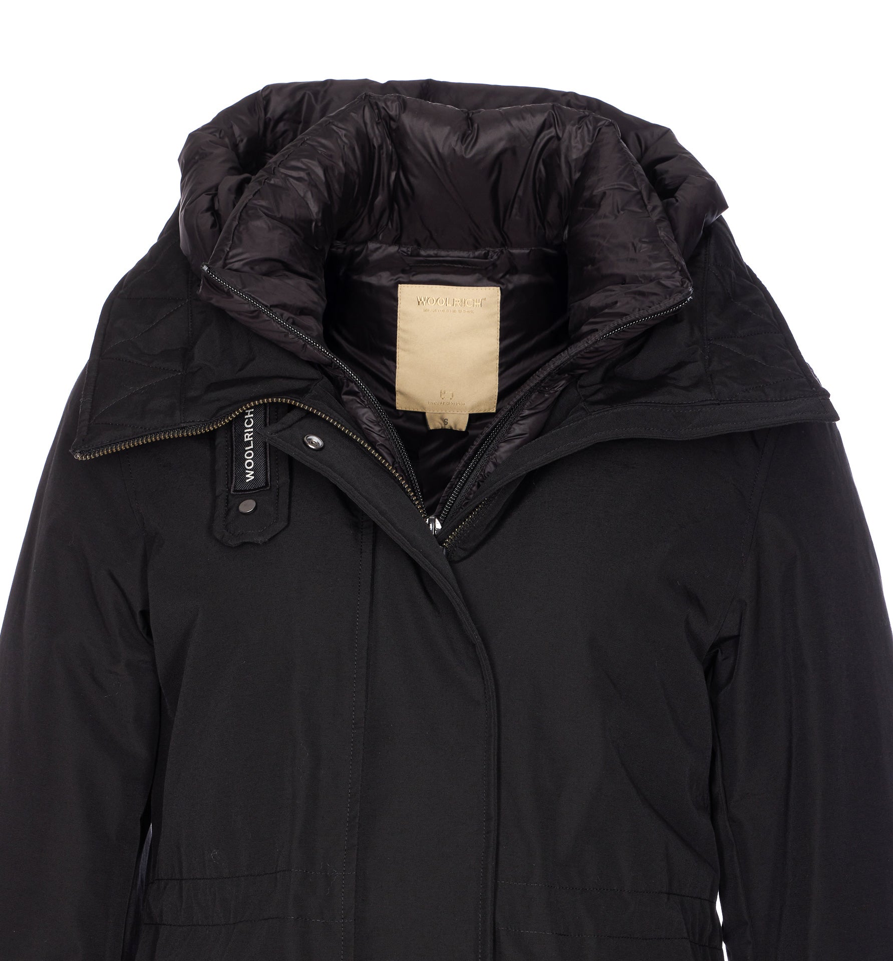 Woolrich Coats Black Polyamide