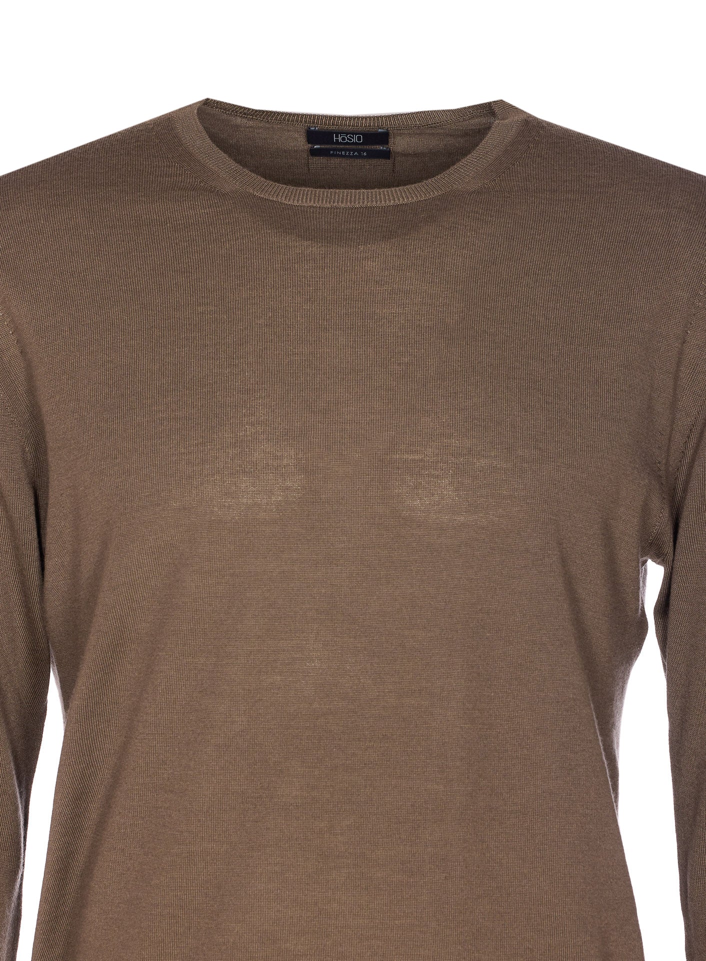 Hosio Sweaters Brown Wool