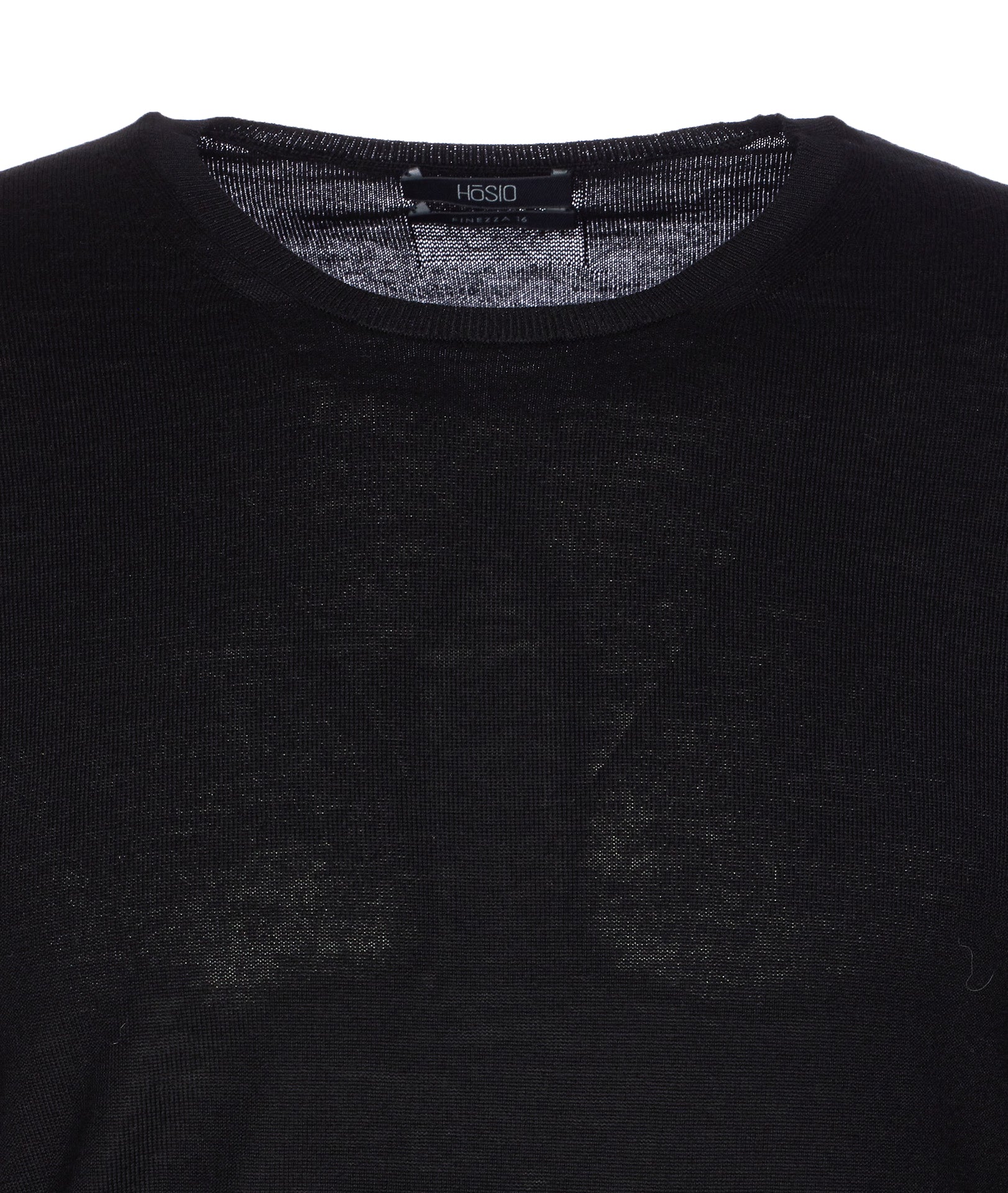 Hosio Sweaters Black Wool