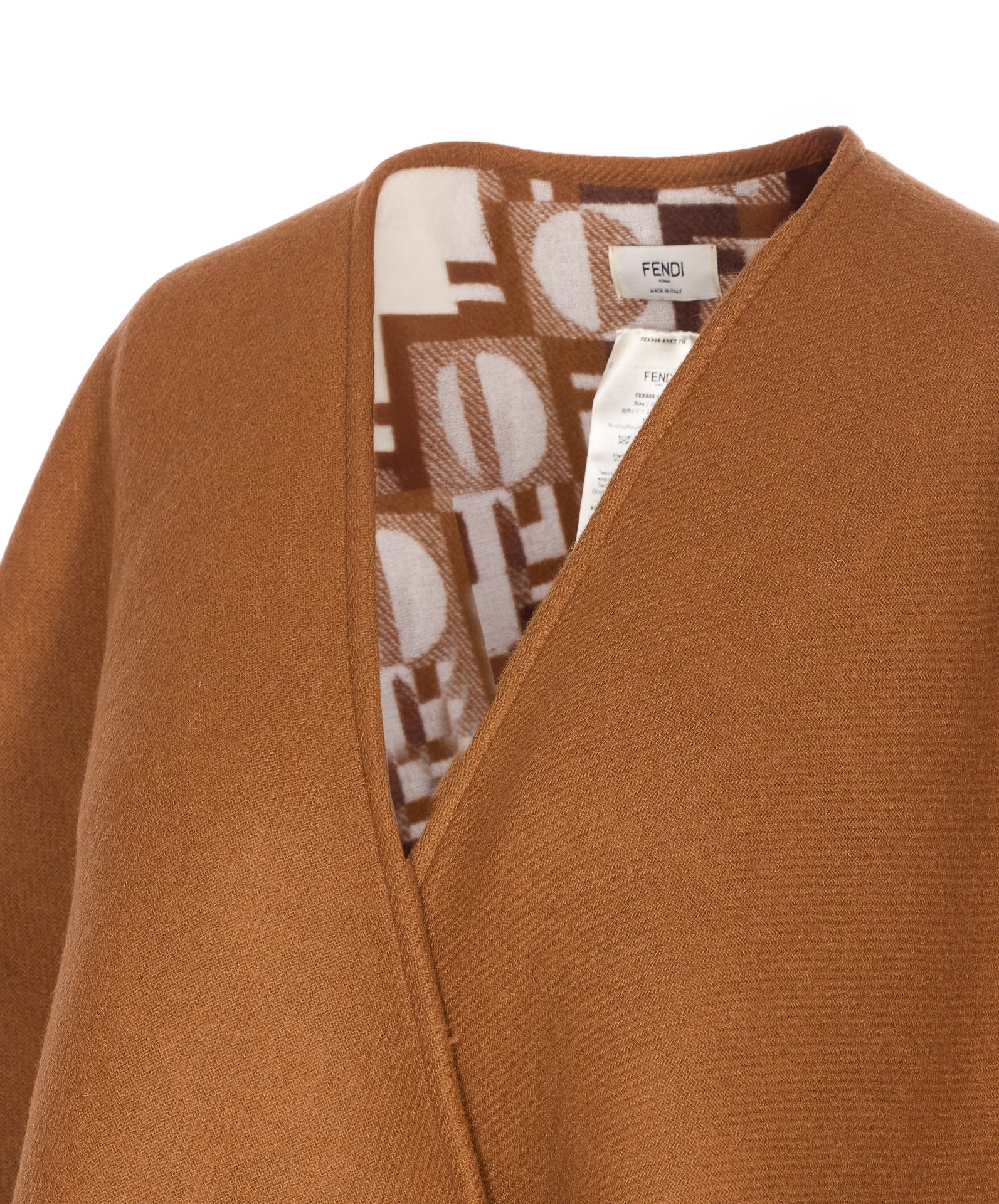 Fendi Jackets Brown Wool