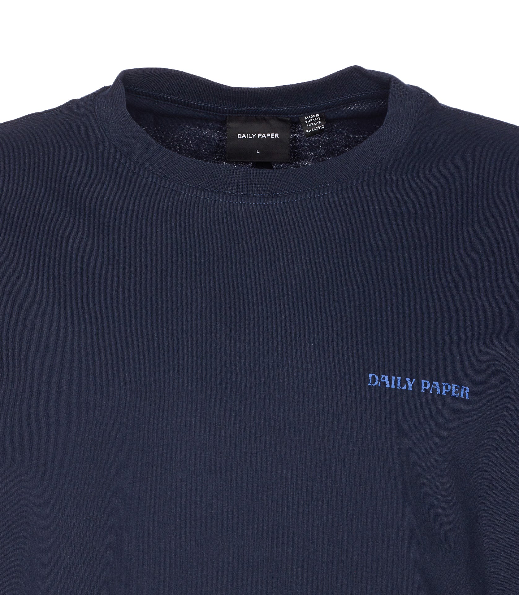 Daily Paper Uomo T-shirts and Polos Blue Cotton